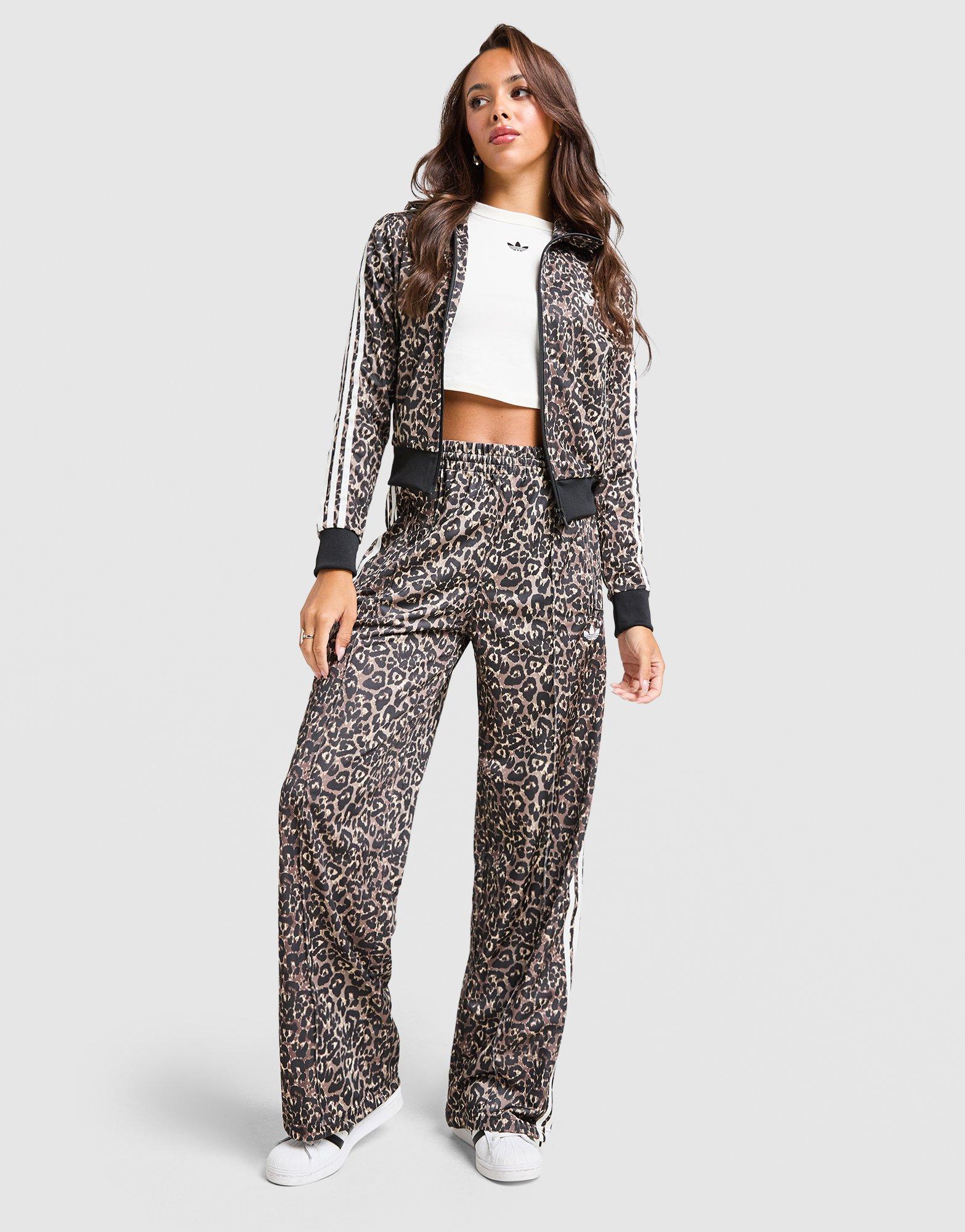 adidas Originals Leopard Print Firebird Track Pants