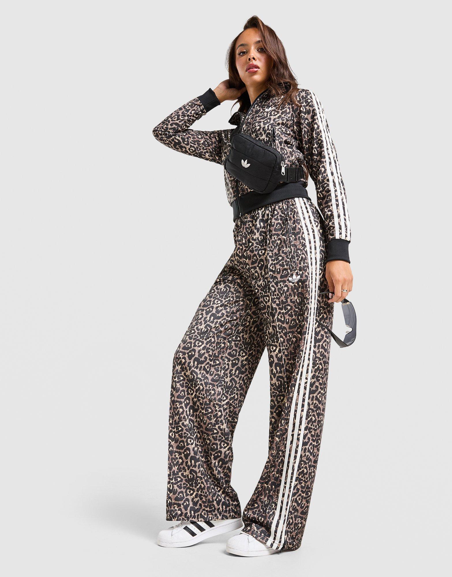 adidas Originals Leopard Print Firebird Track Pants
