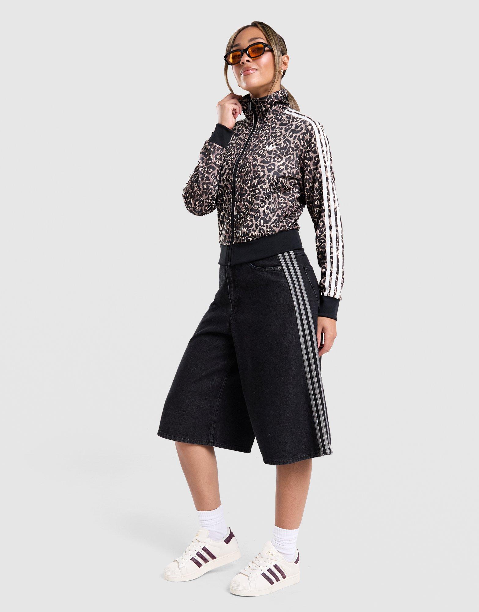adidas Originals Firebird All Over Leopard Print Track Top