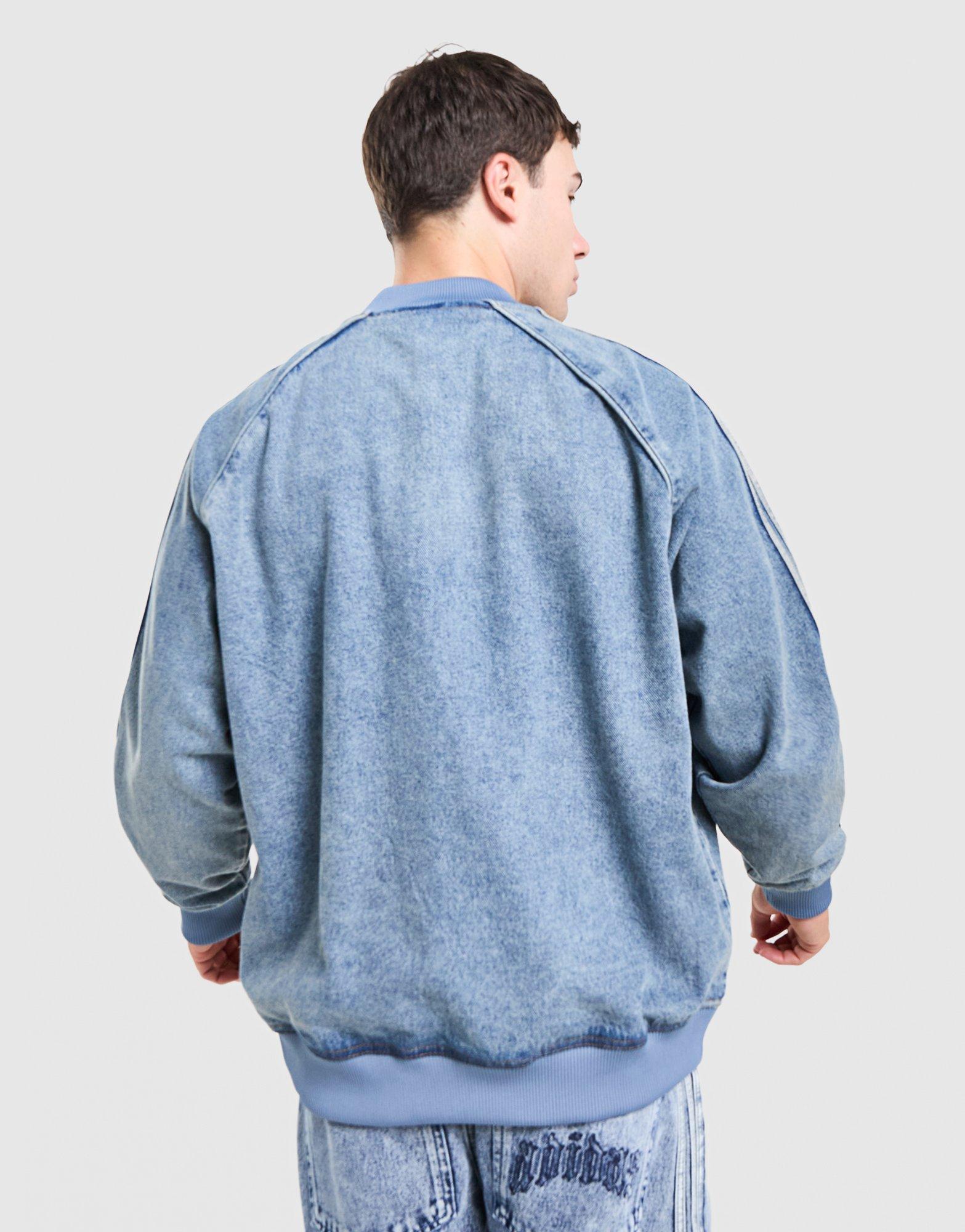 adidas Originals Denim Oversized Trainingsoberteil