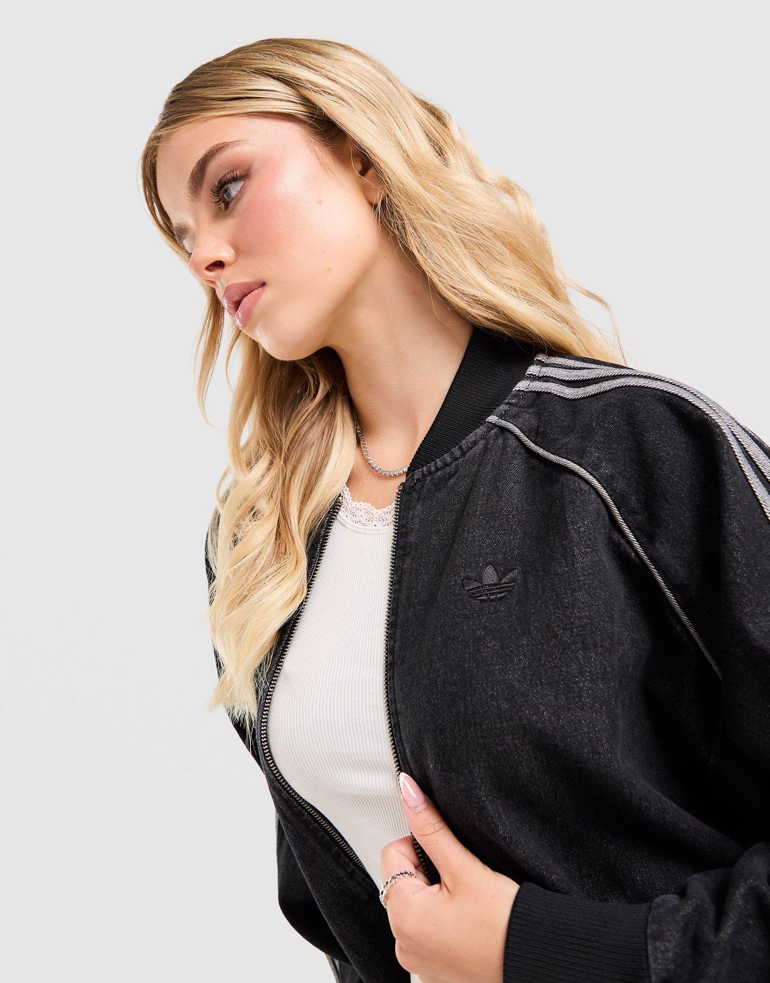 adidas Originals Denim Oversized Track Top