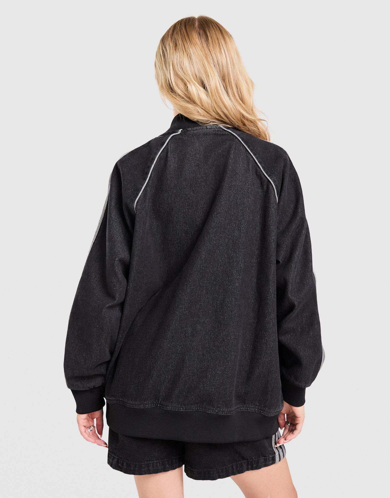 adidas Originals Denim Oversized Track Top