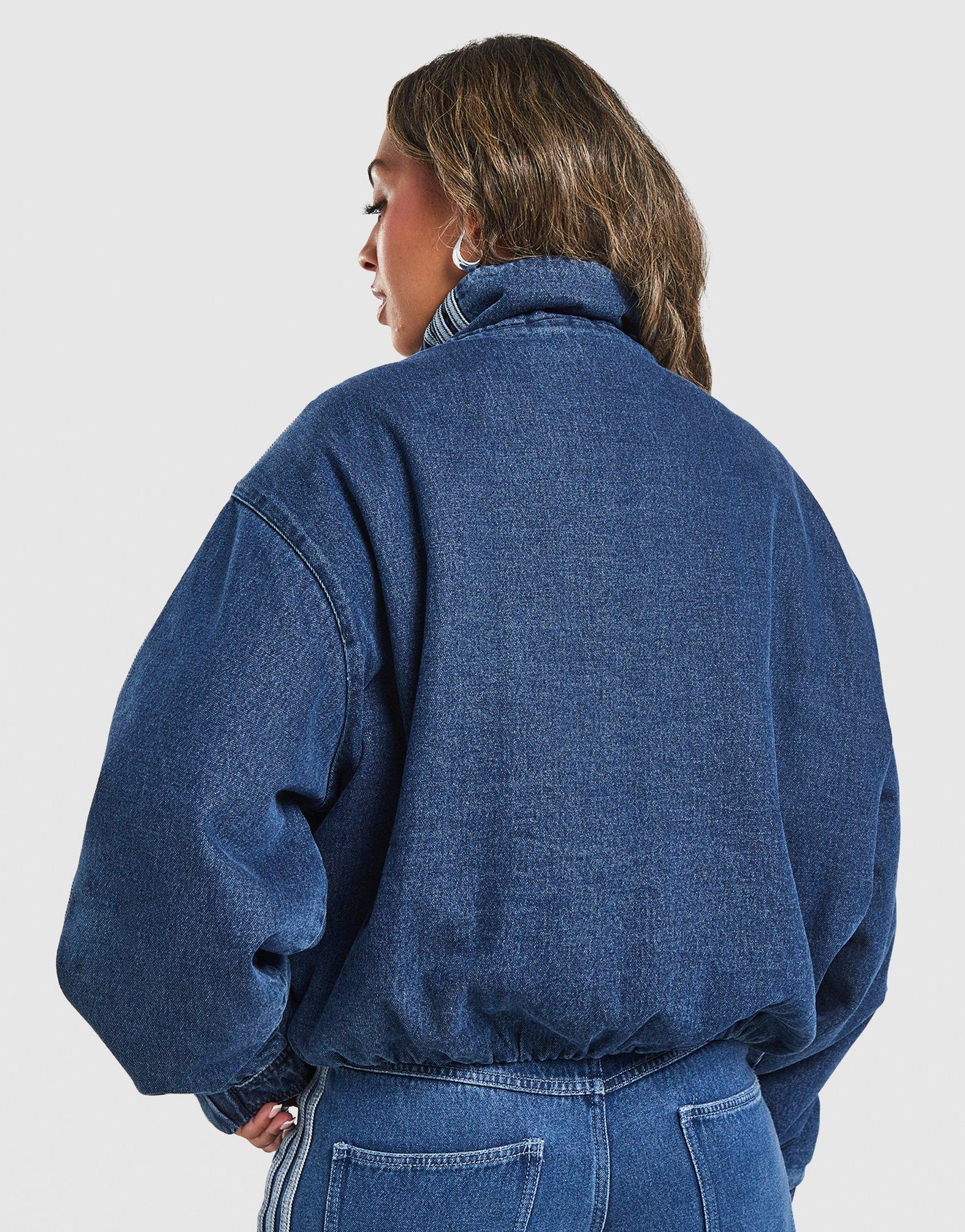 adidas Originals 3-Stripes Padded Denim Jacket