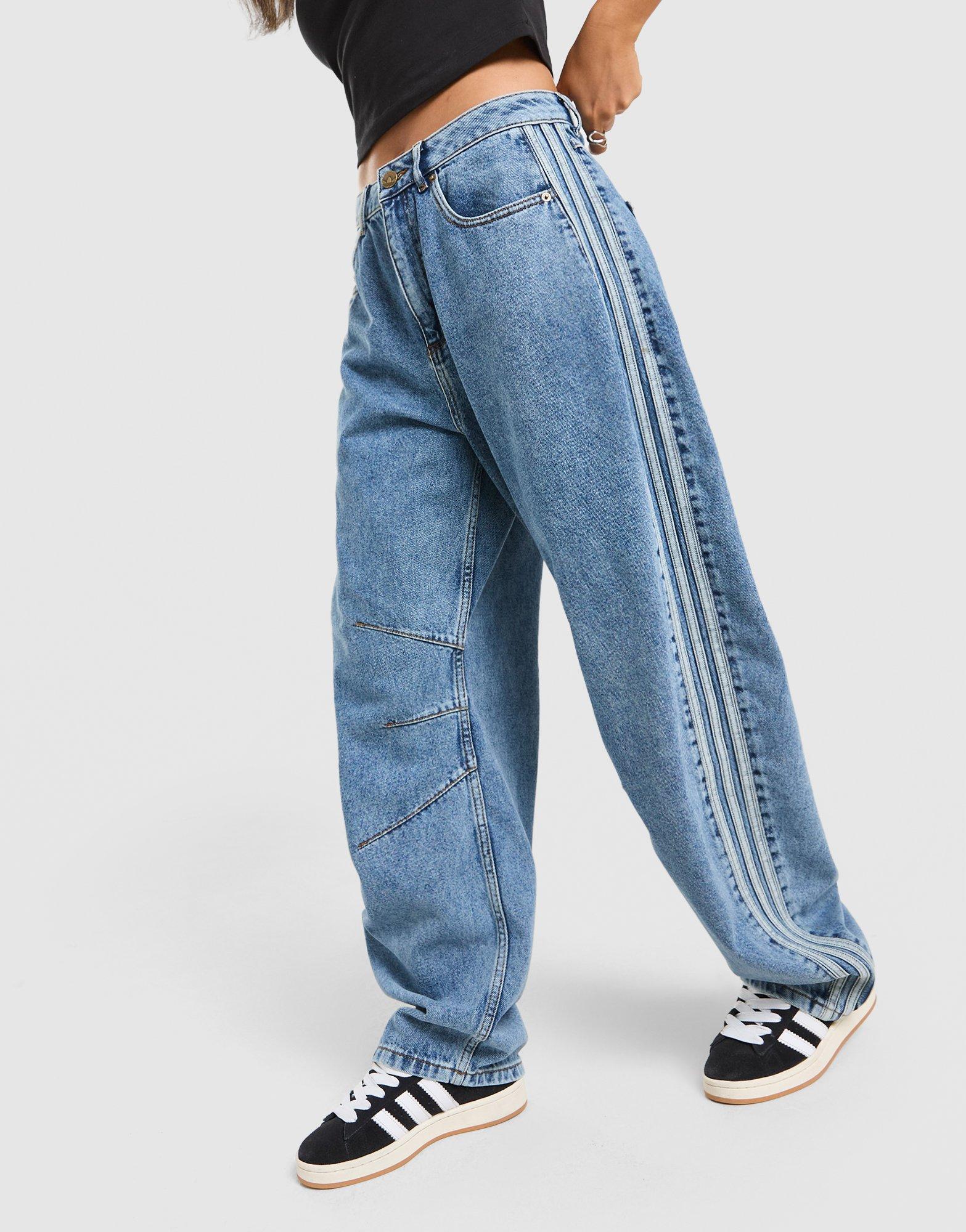adidas Originals Denim Barrel Leg Denim Jeans