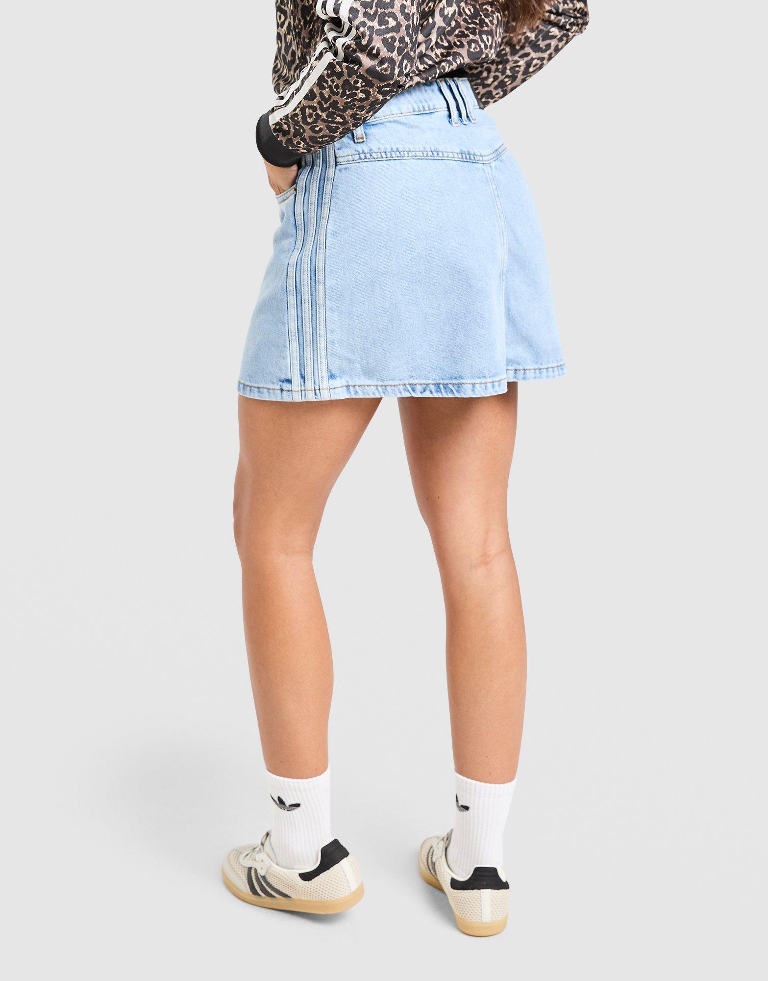 adidas Originals Denim 3-Streifen Mini Rock