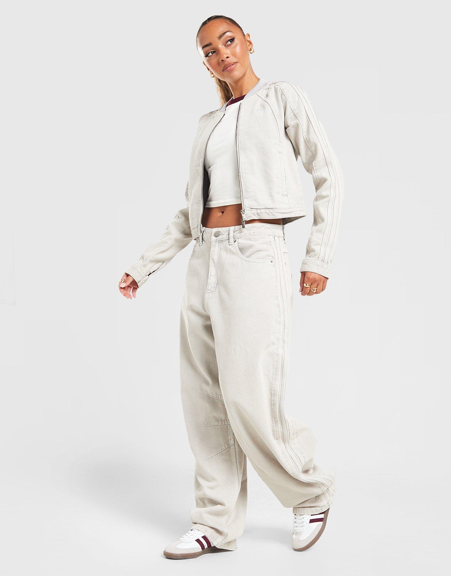 adidas Originals Barrel-jeanshose, Hoher Bund