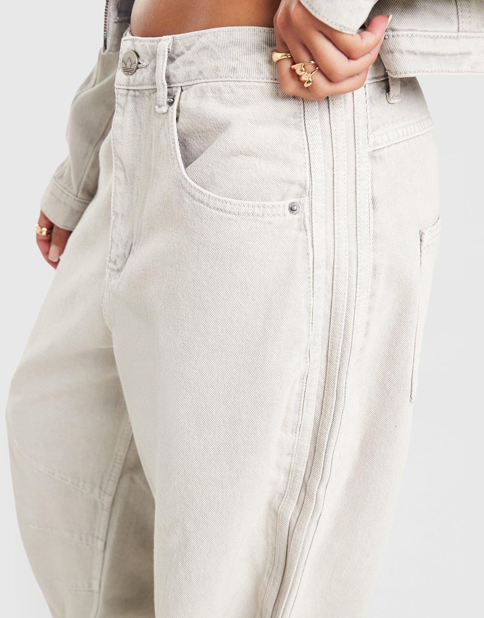adidas Originals Barrel-jeanshose, Hoher Bund