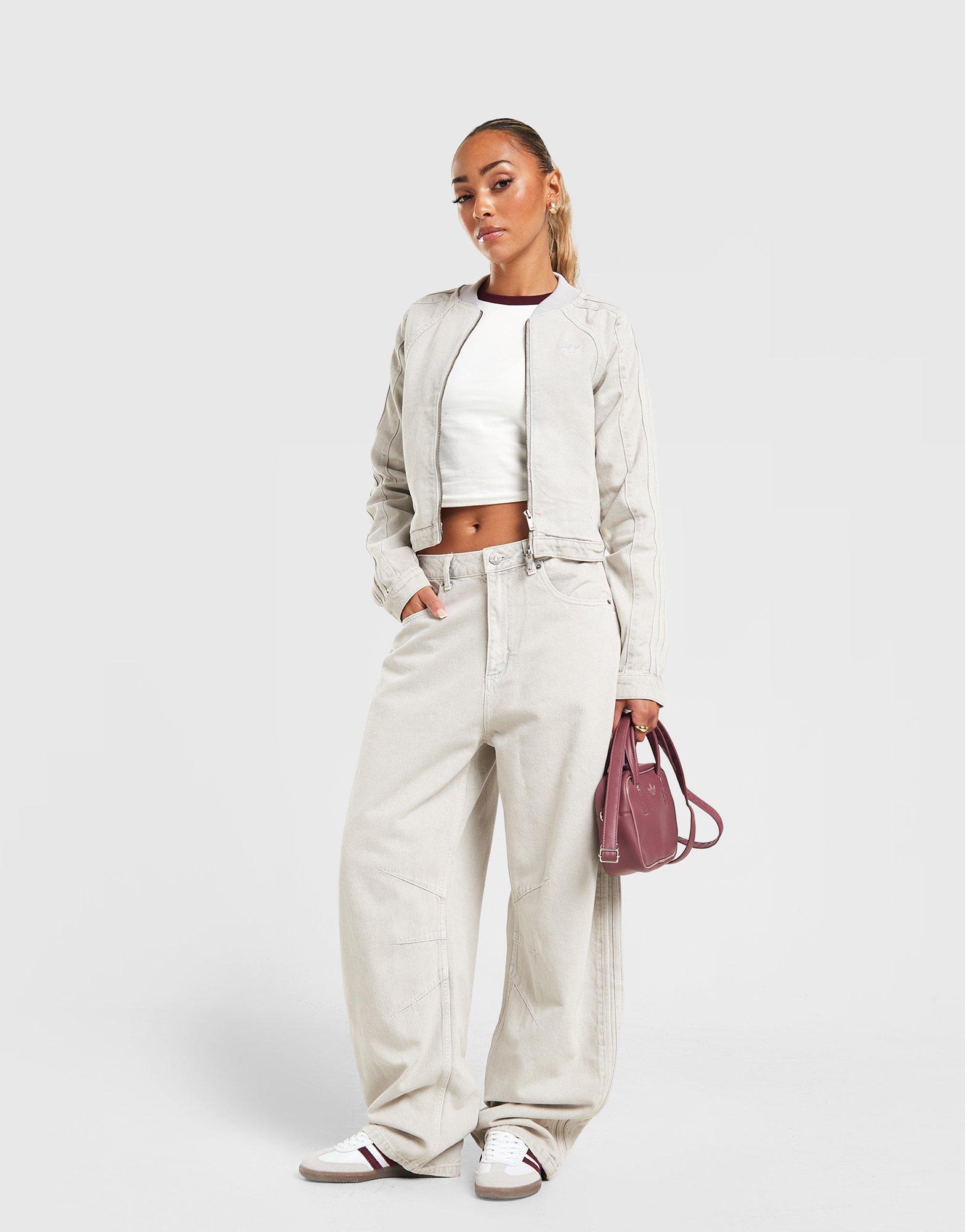adidas Originals Barrel-jeanshose, Hoher Bund