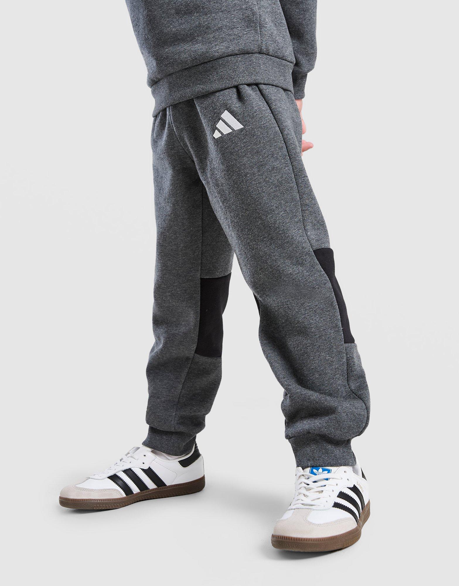 adidas Linear Colour Block Crew Tracksuit Children