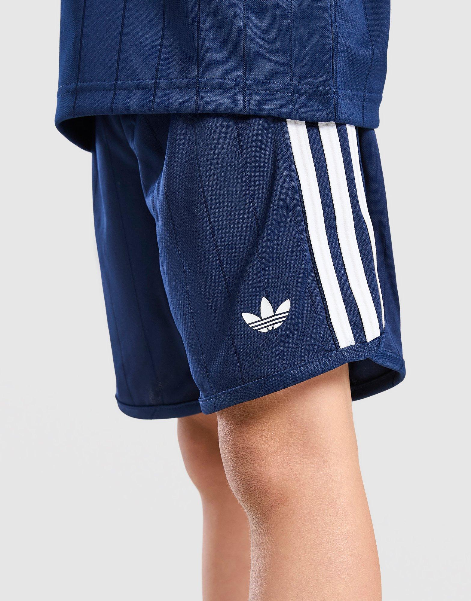 adidas Originals Pinstripe T-Shirt/Shorts Set Children
