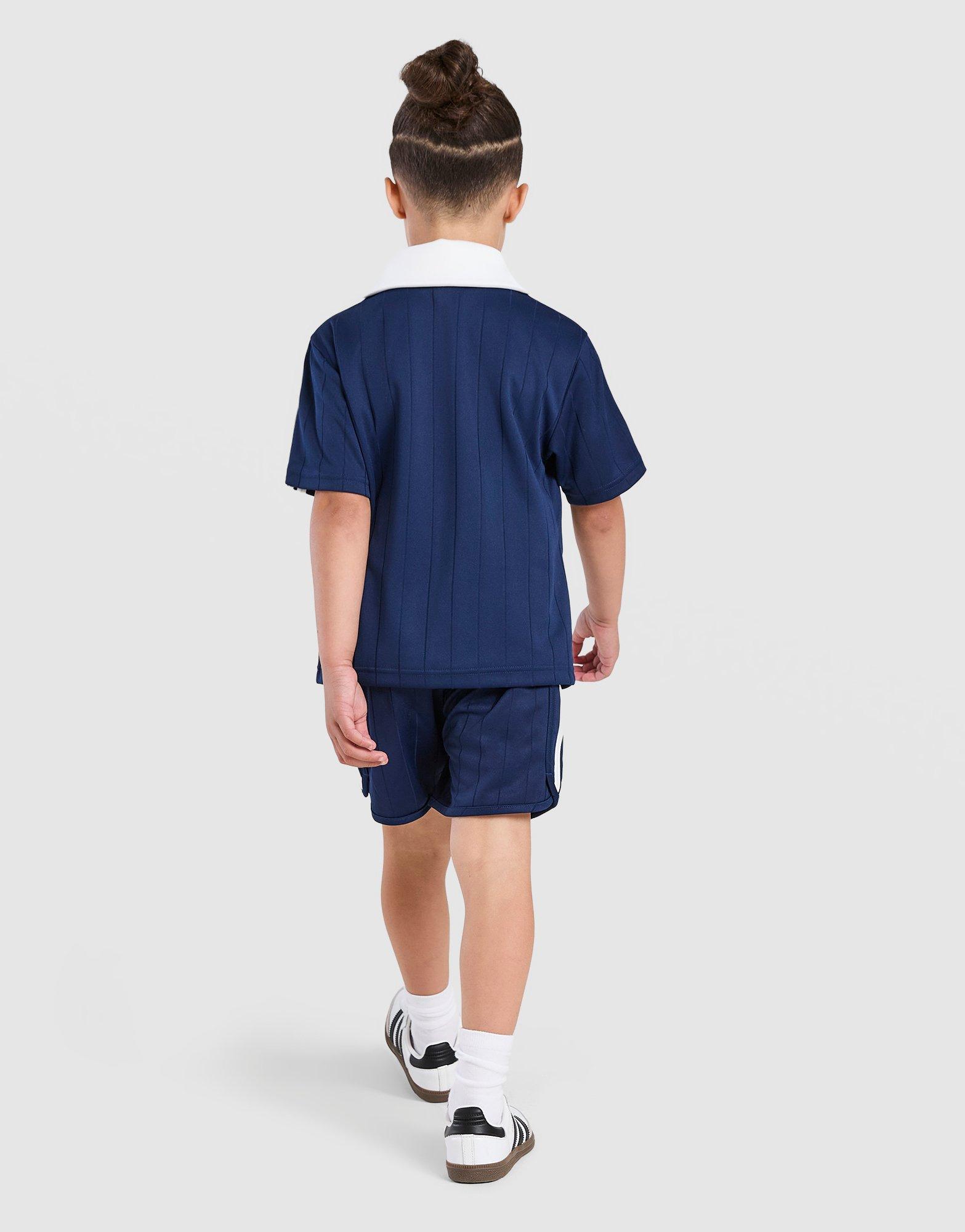 adidas Originals Pinstripe T-Shirt/Shorts Set Children