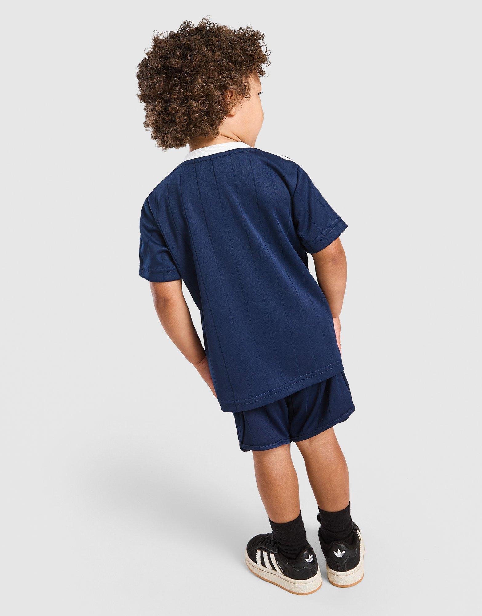 adidas Originals Pinstripe T-Shirt/Shorts Set Infant