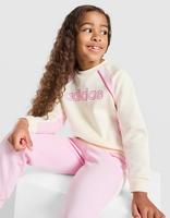 adidas Girls' Linear Colour Block Sweatshirt Children