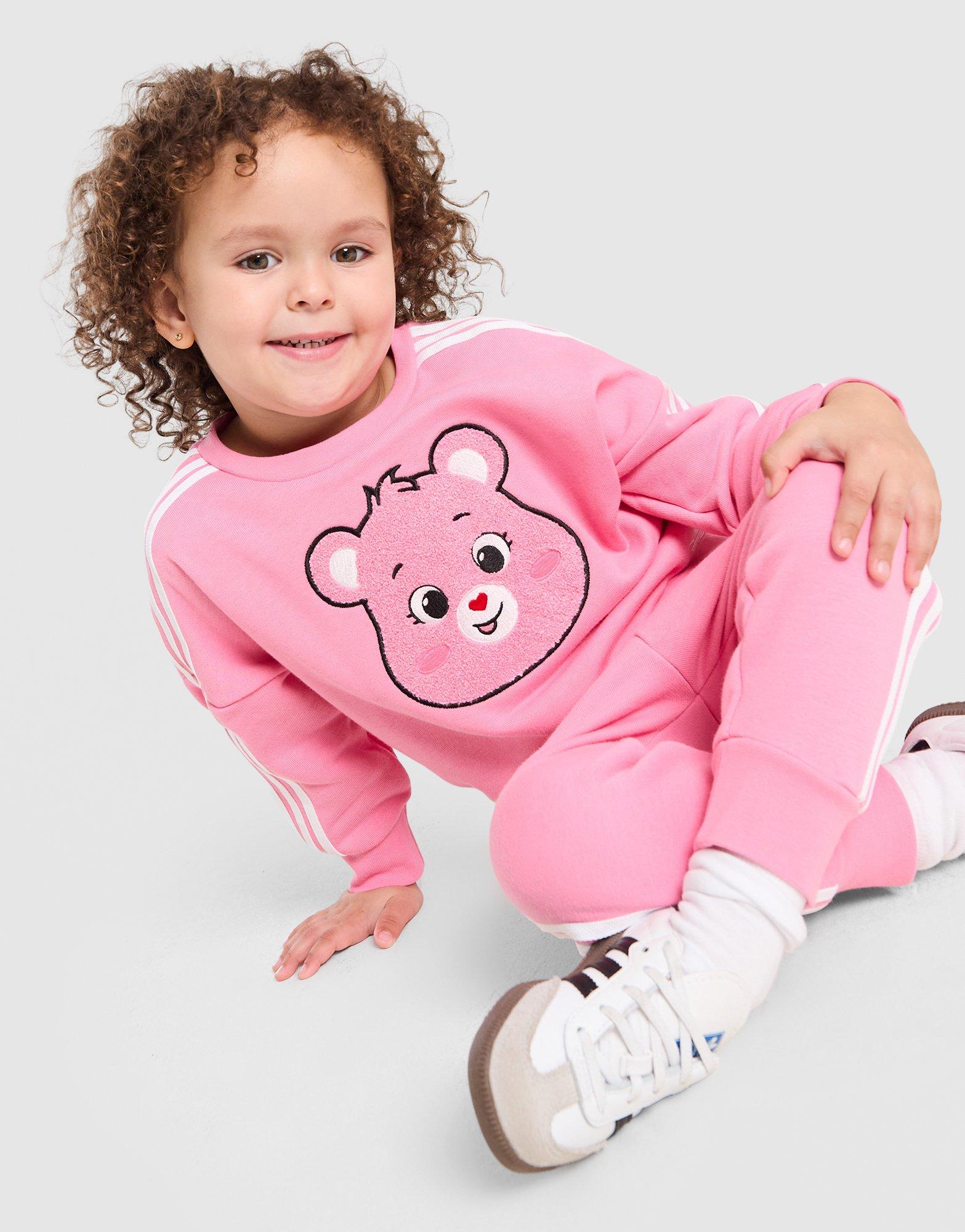 adidas Originals Girls' Care Bears Loose Crew Set Infant