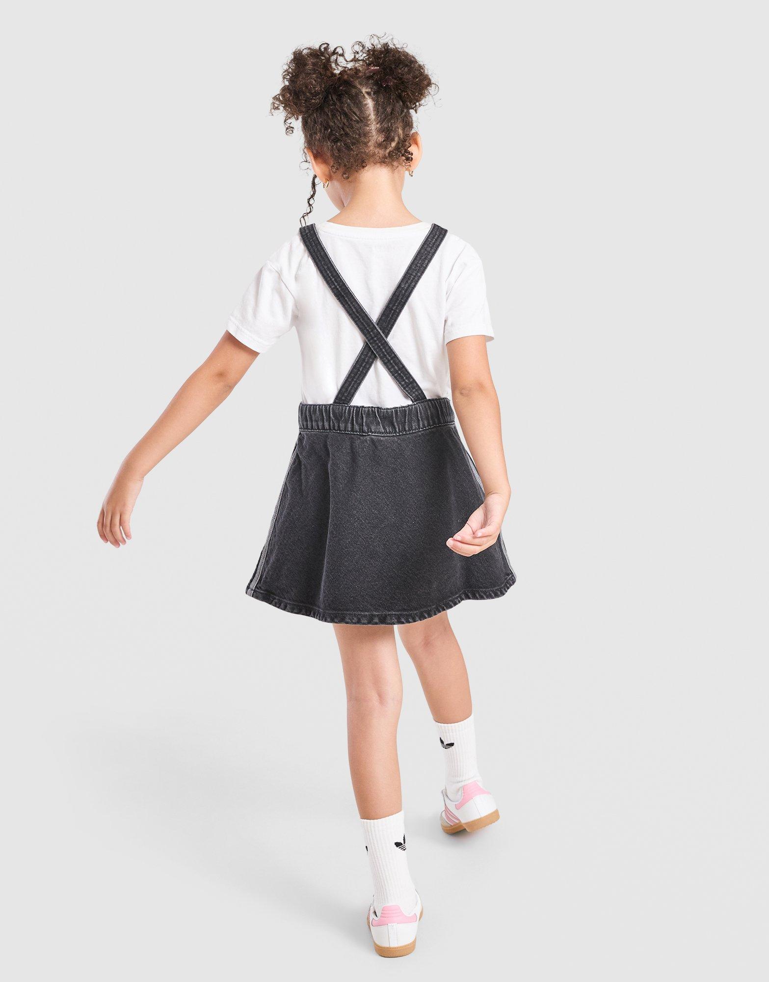 adidas Originals Girls' 3-Stripes Denim Dress Children