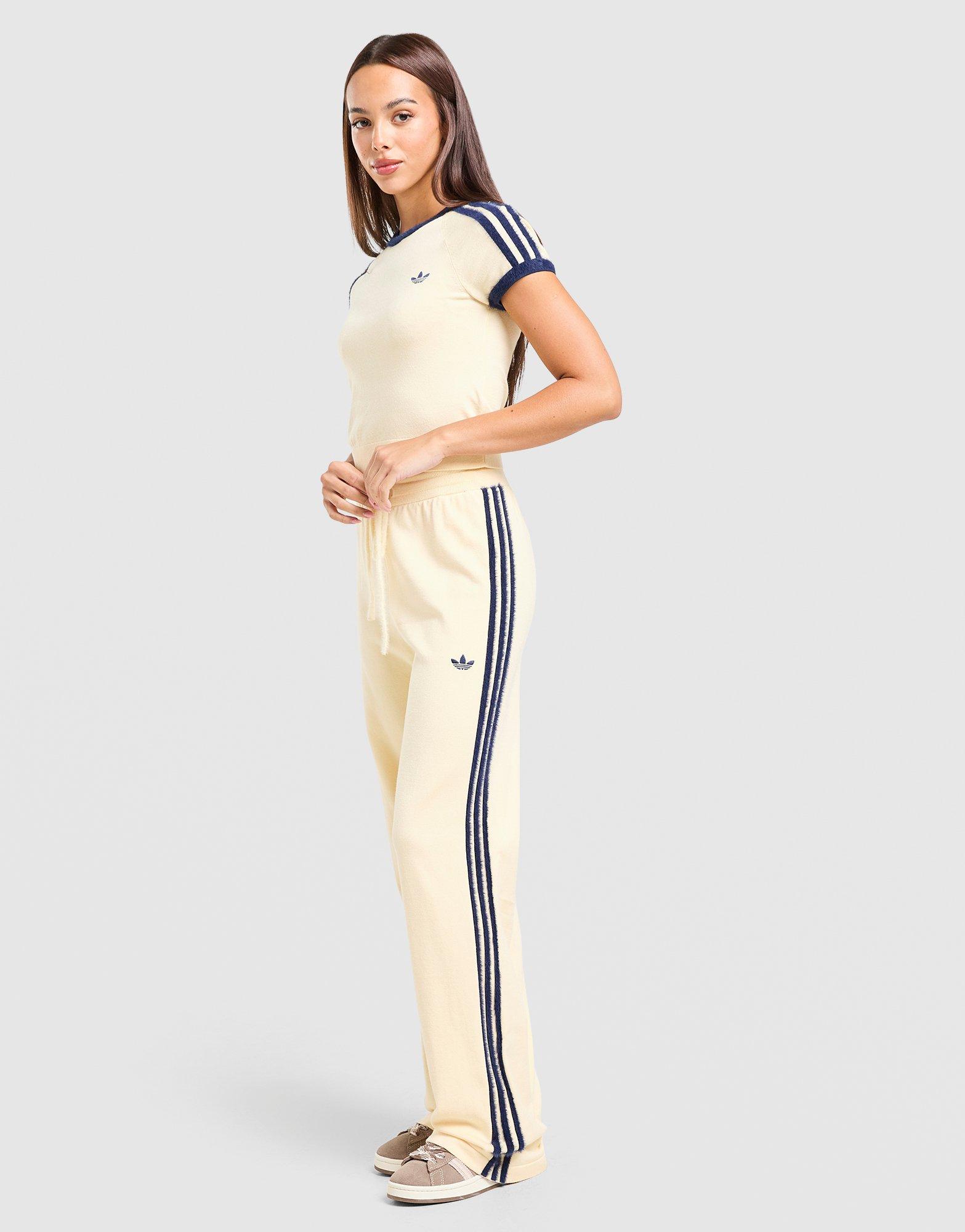 adidas Originals Fluffy 3-Stripes Knit Joggers