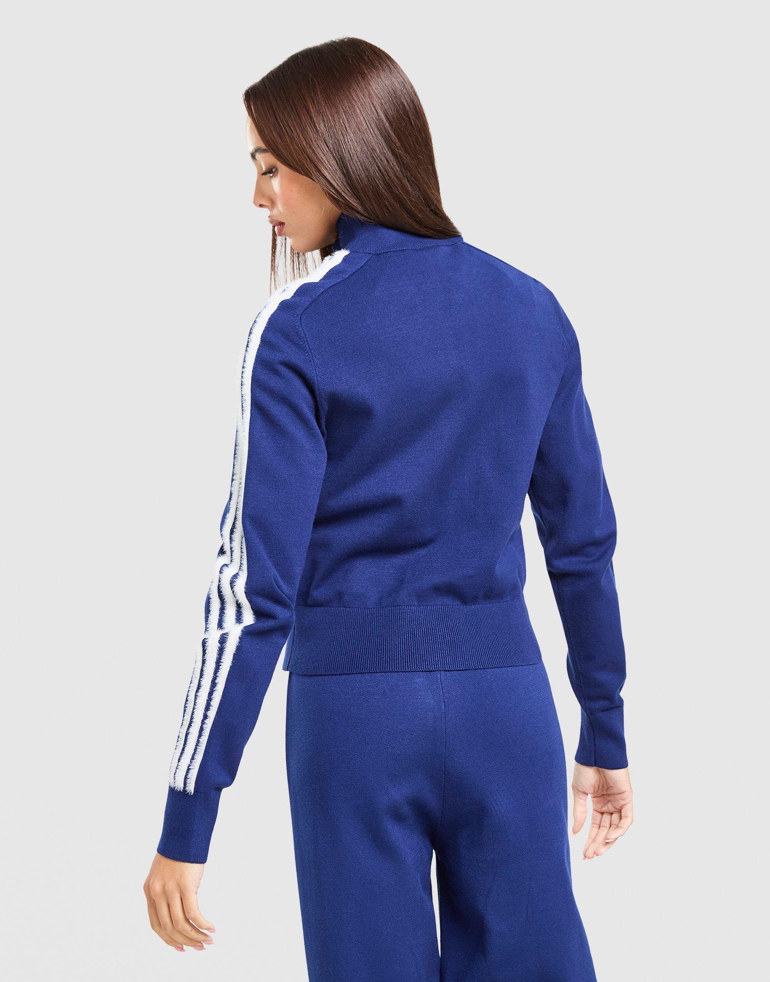 adidas Fluffy 3-Stripes Knit Track Top