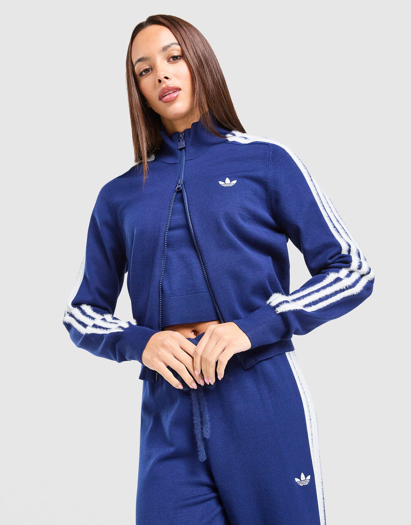 adidas Originals Fluffy 3-Streifen Knit Trainingsoberteil