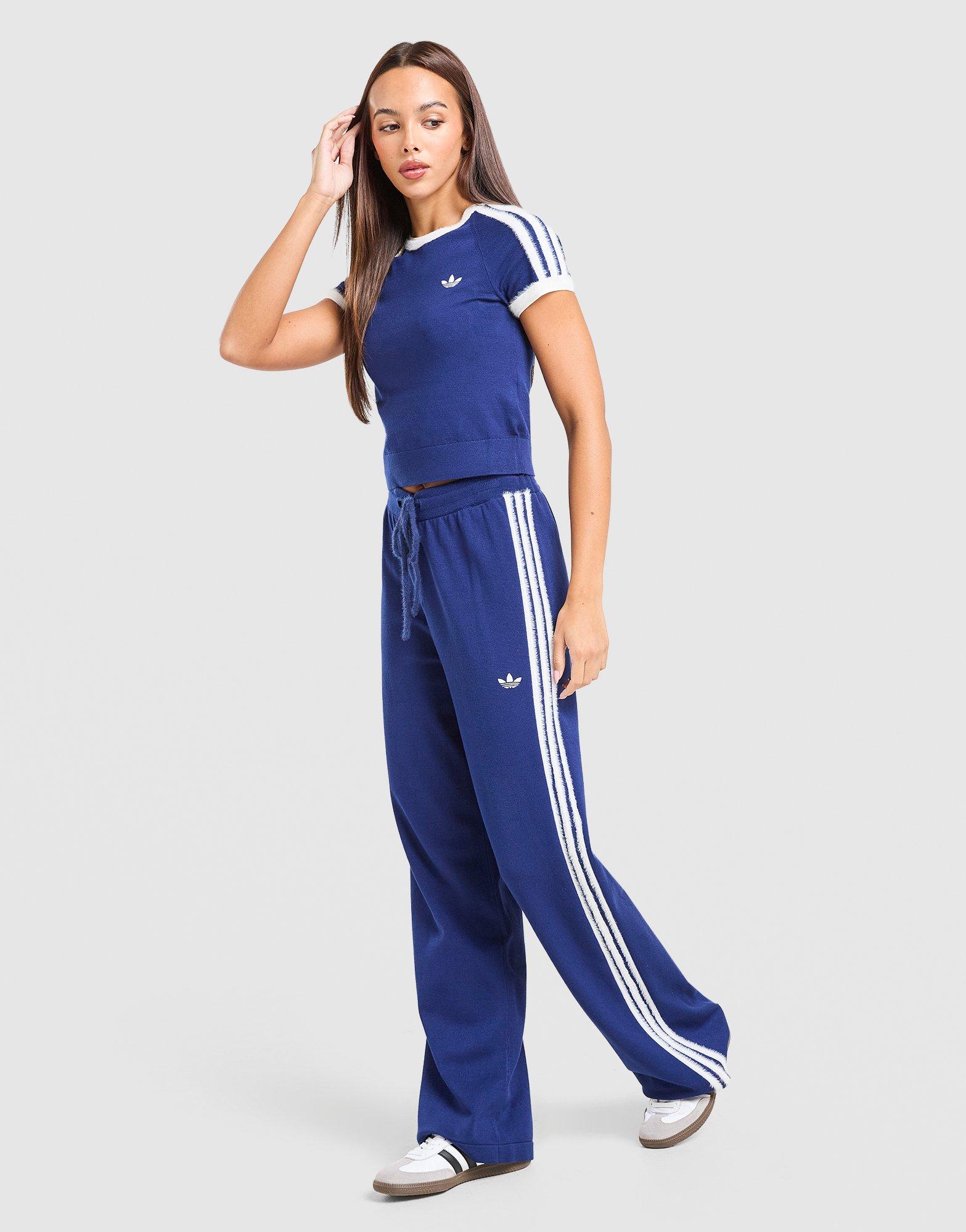 adidas Originals Fluffy 3-Stripes Knit Joggers