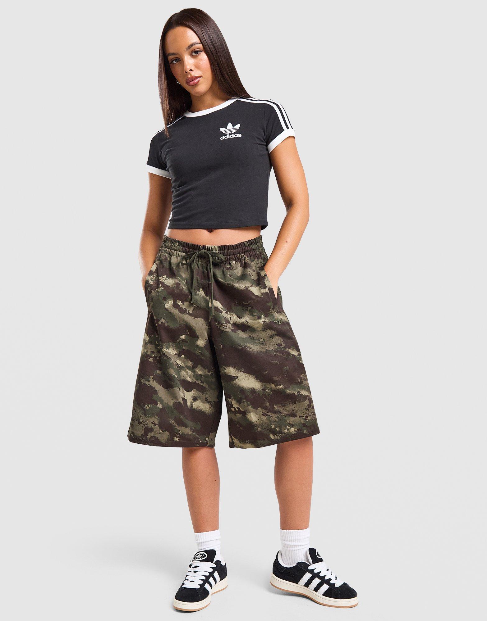 adidas Originals Camo 3-Stripes Jorts