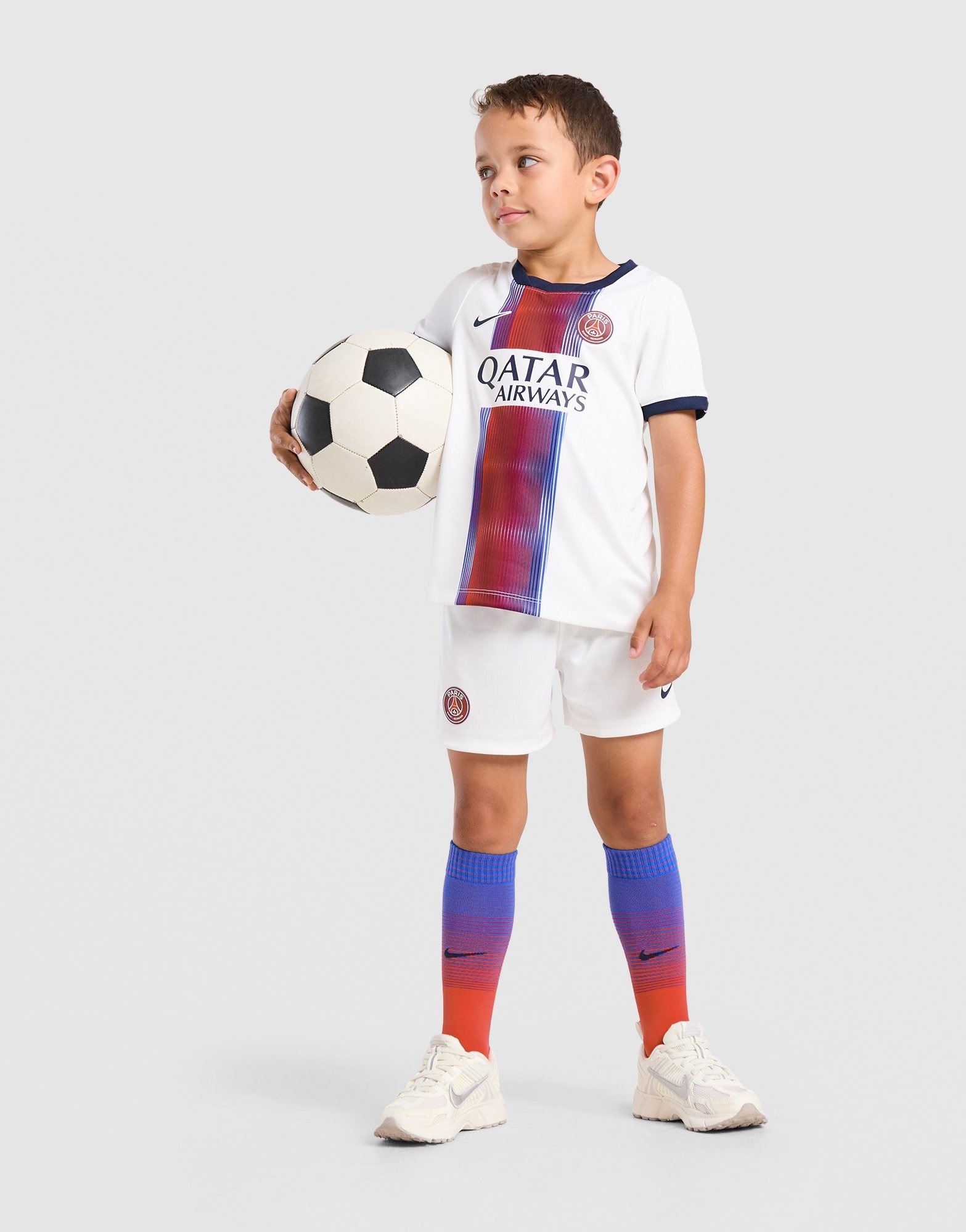 White Nike Paris Saint Germain 2026/27 Away Kit Children - JD