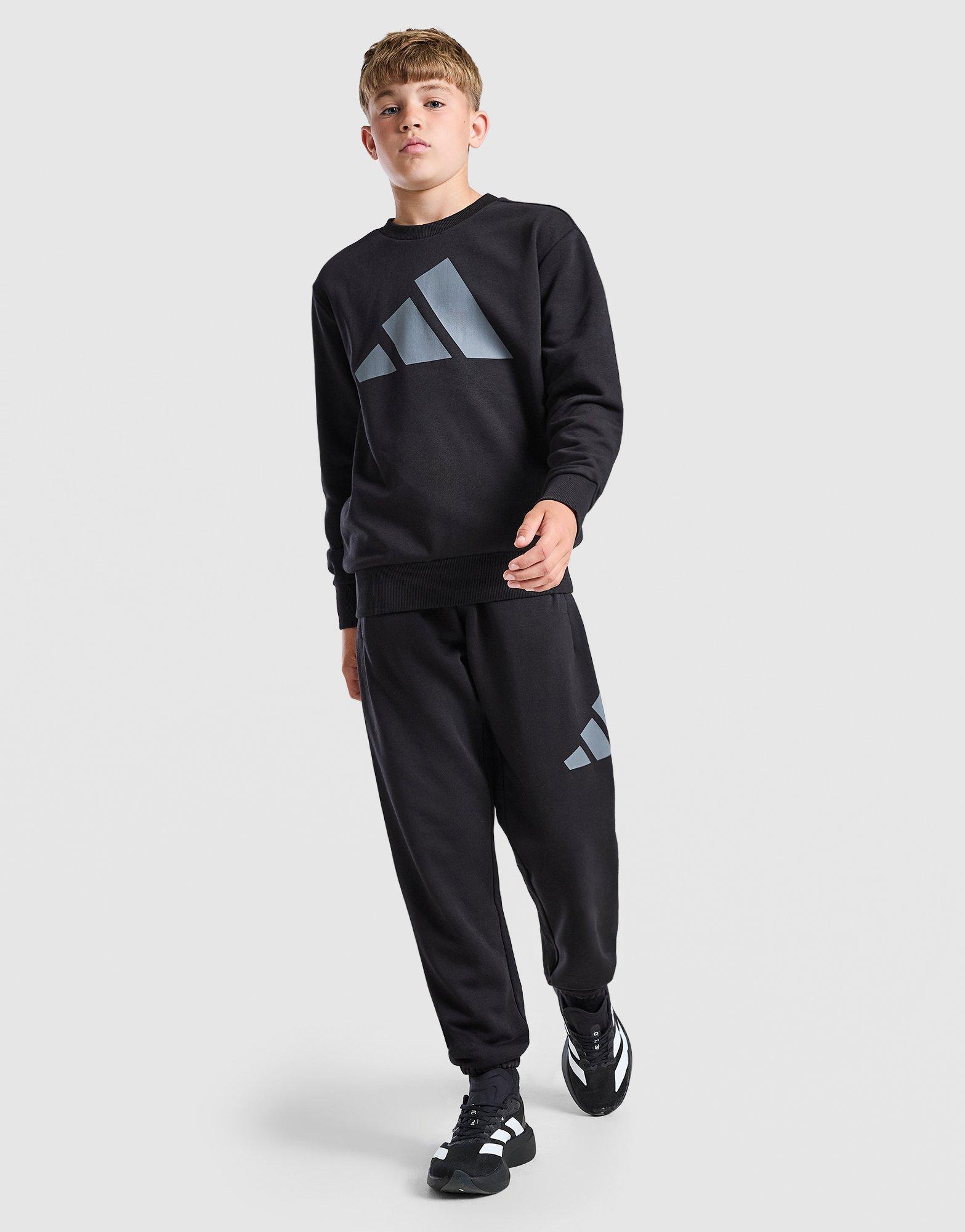 adidas Badge Of Sport Large Logo Tracksuit Junior