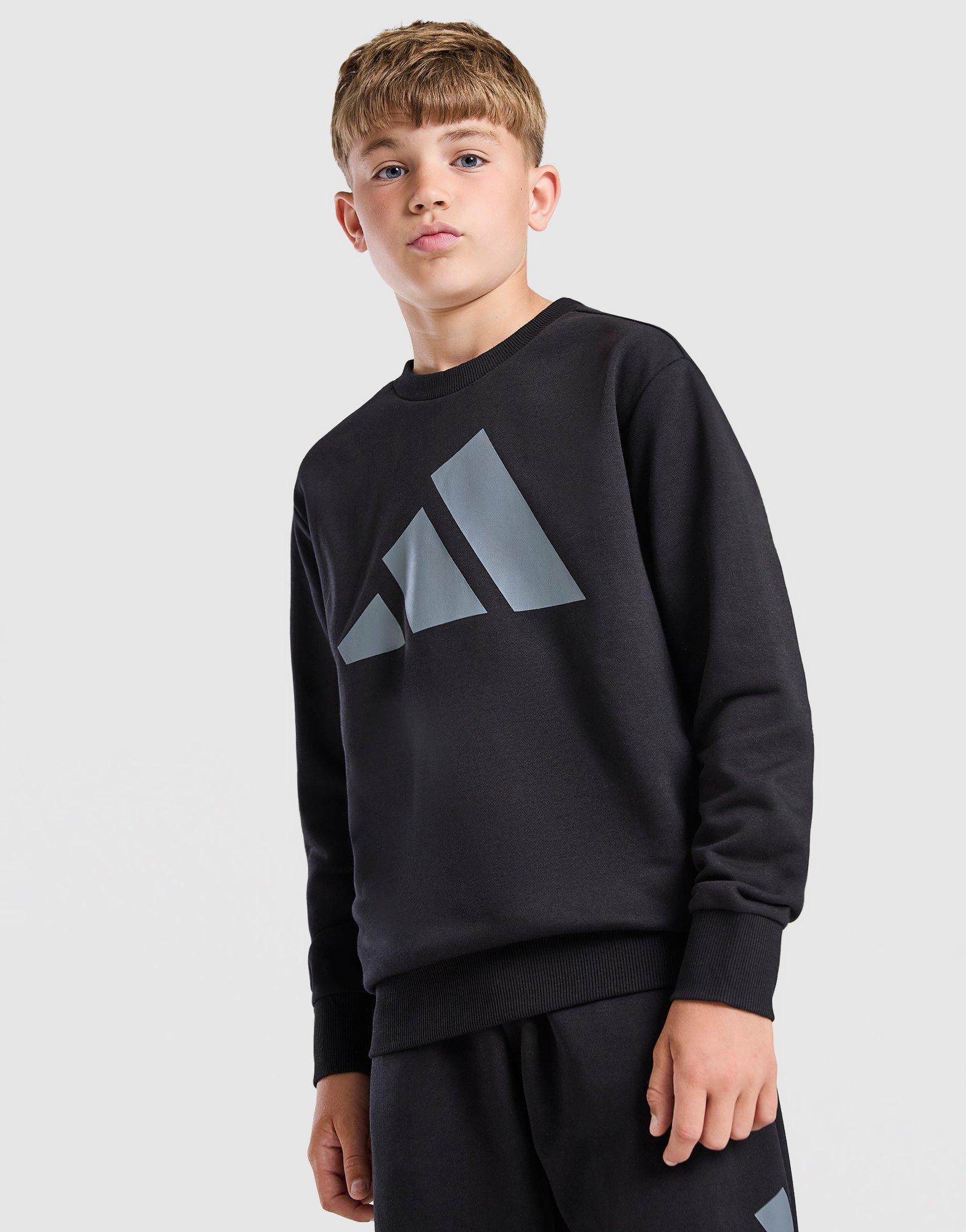 adidas Badge Of Sport Large Logo Tracksuit Junior