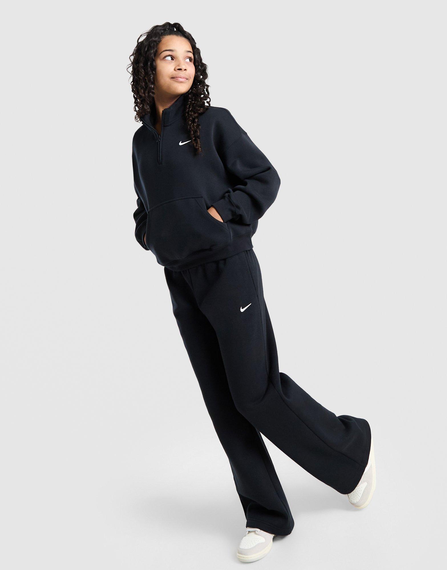 Nike Girls' Studio Fleece 1/4 Zip Sweatshirt Junior
