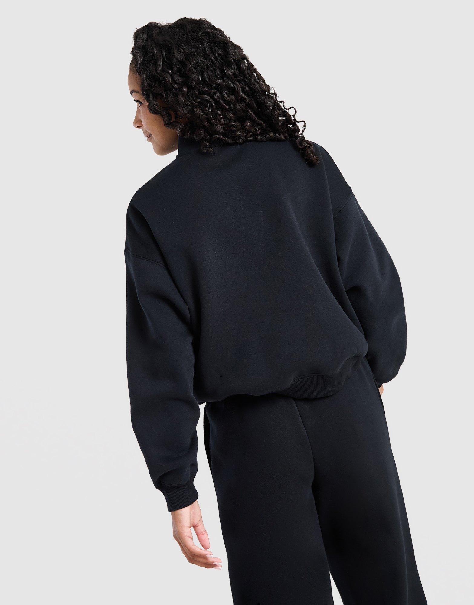 Nike Girls' Studio Fleece 1/4 Zip Sweatshirt Junior