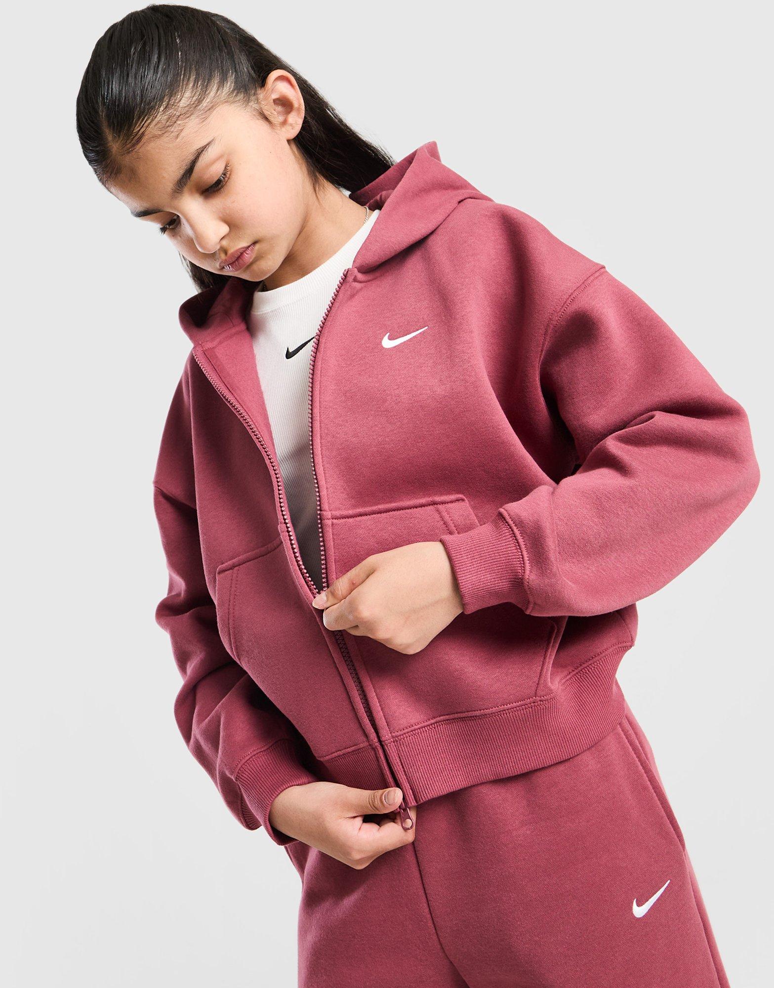 Nike Girls' Studio Fleece Full Zip Hoodie Junior
