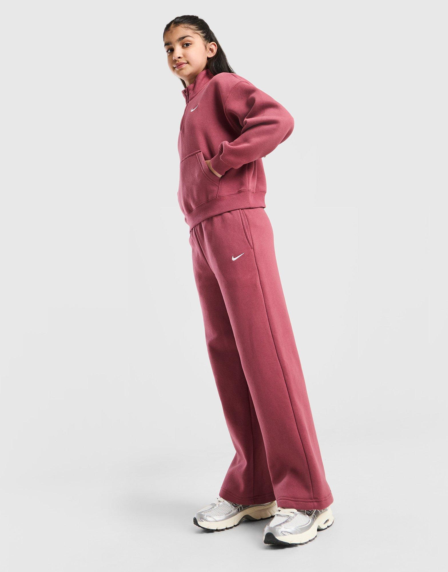 Nike Girls' Studio Fleece Wide Leg Joggers Junior