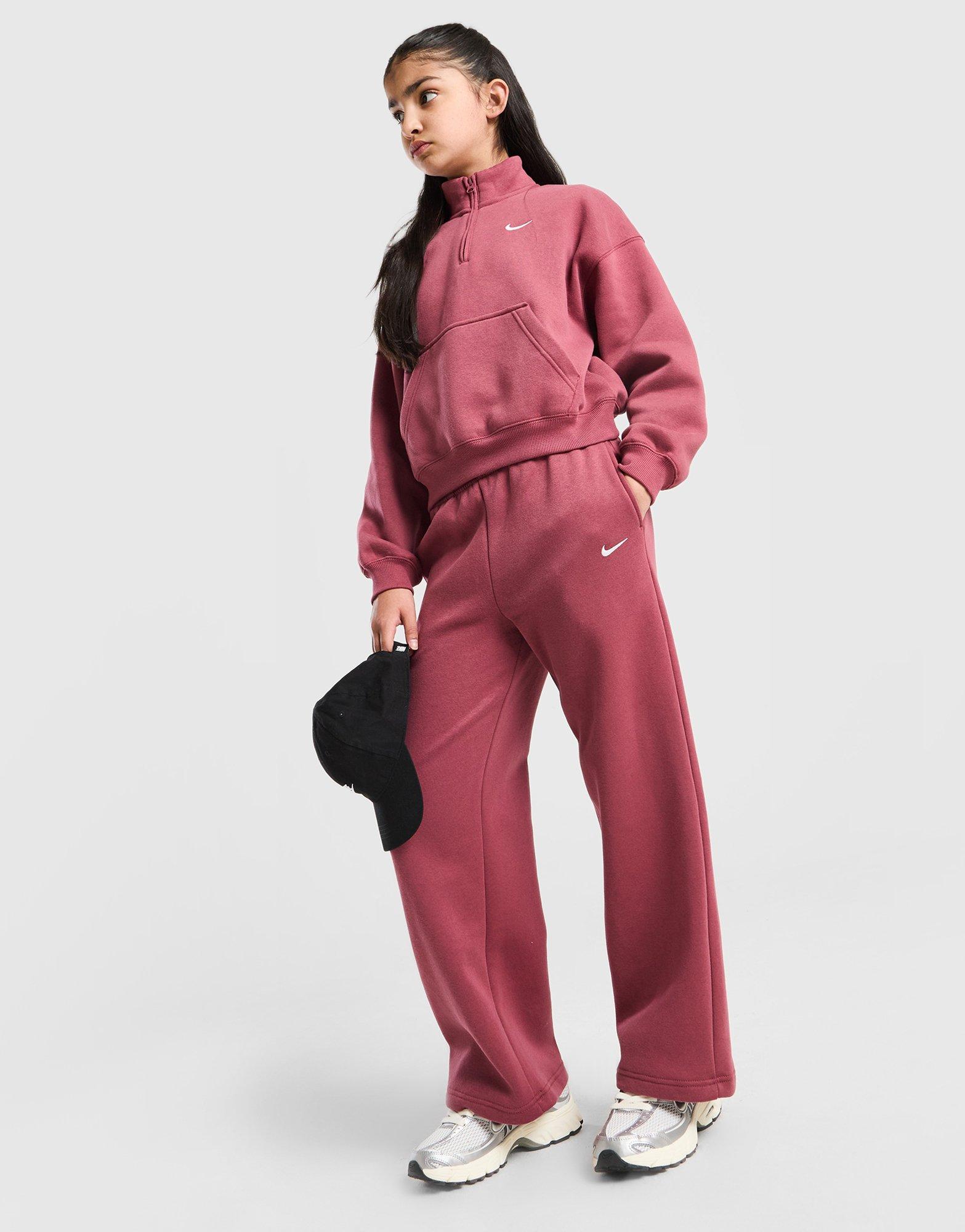 Nike Girls' Studio Fleece Wide Leg Joggers Junior