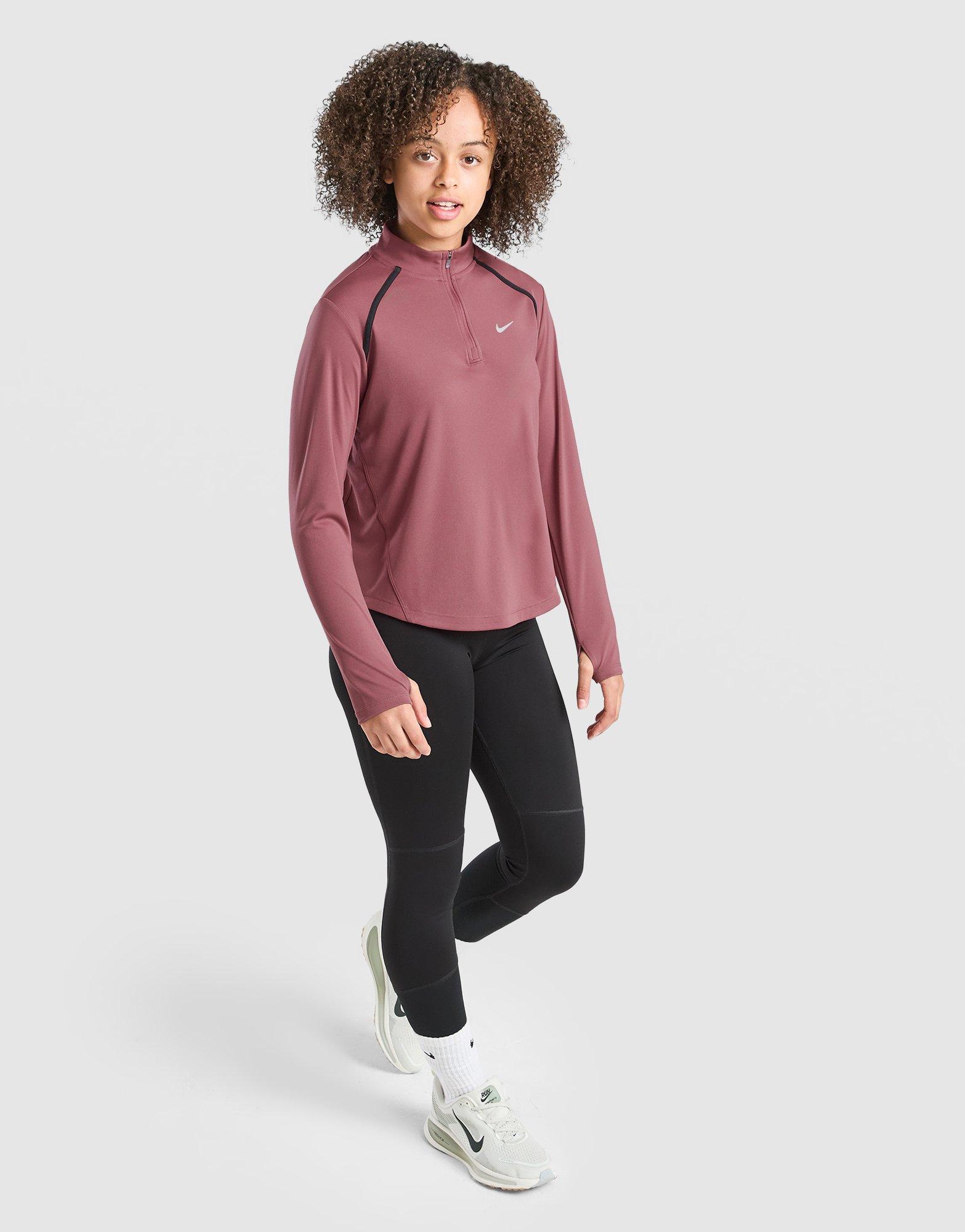 Nike Girls' Long Sleeve 1/2 Zip Top Junior