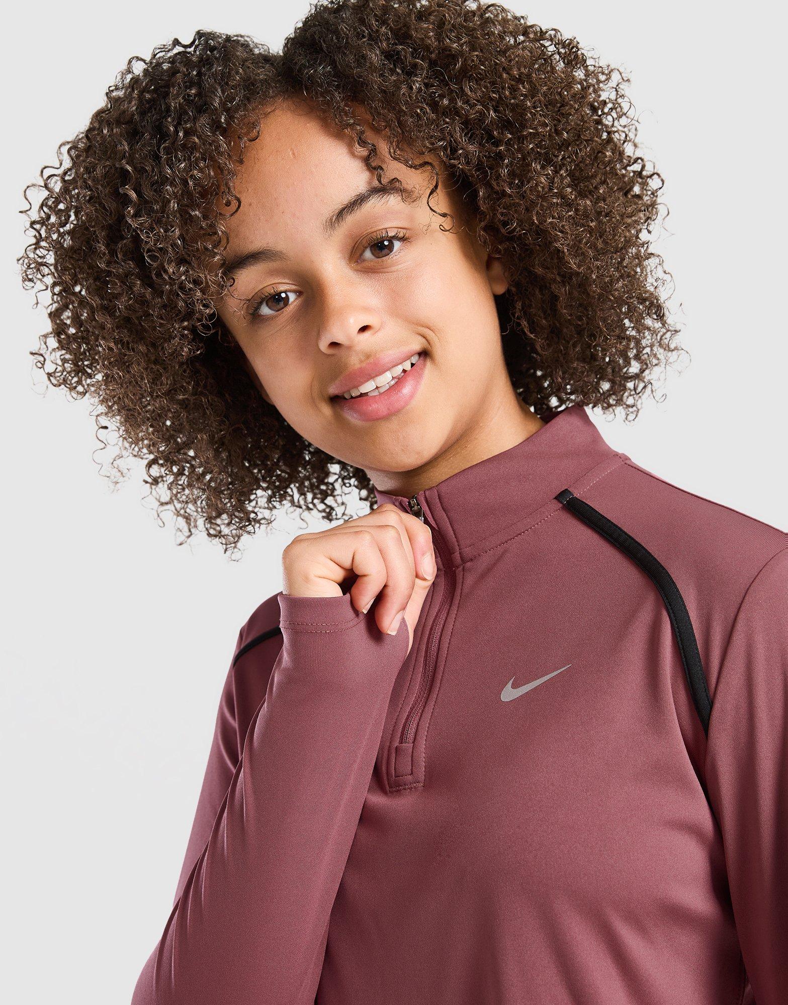 Nike Girls' Long Sleeve 1/2 Zip Top Junior