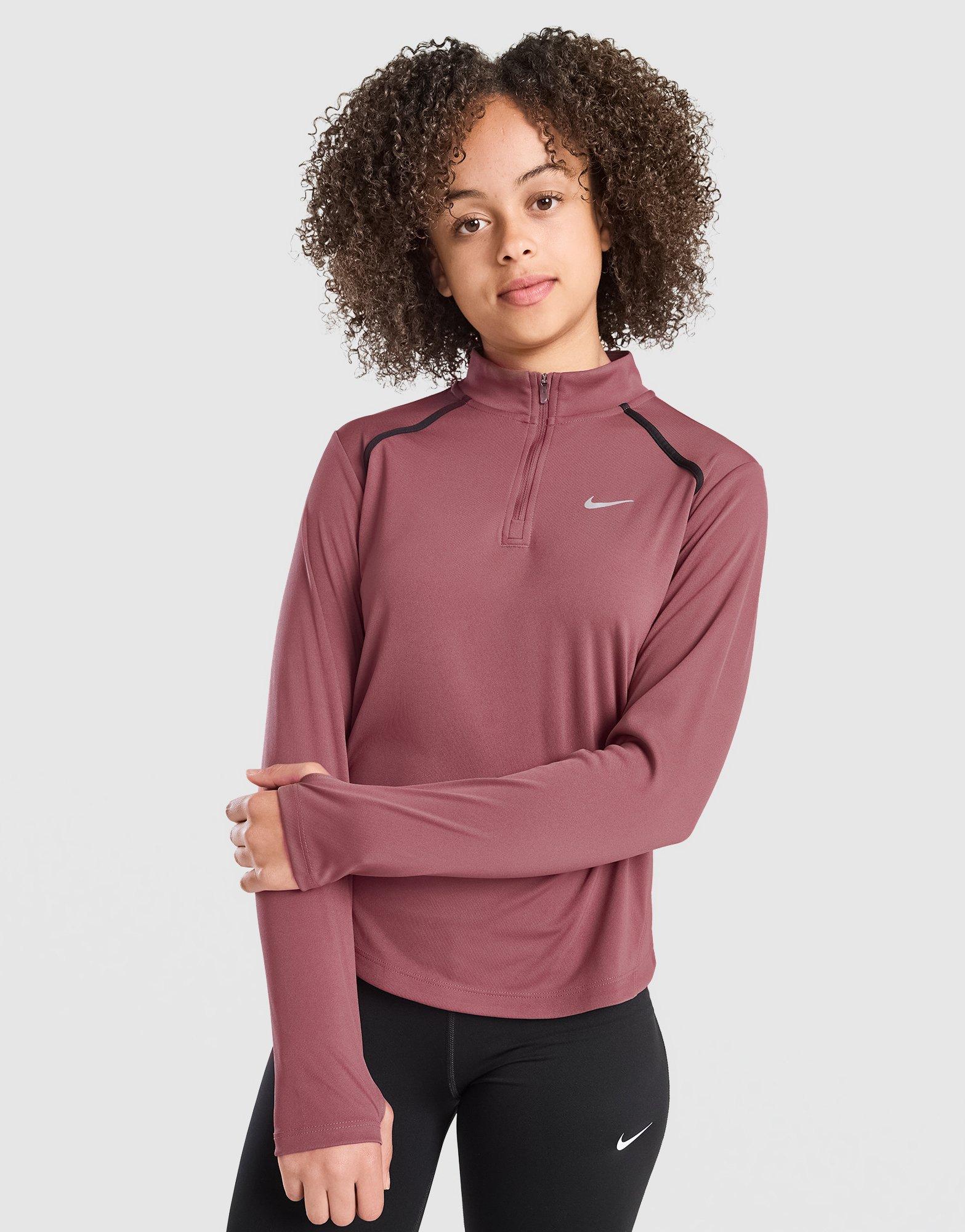 Nike Girls' Long Sleeve 1/2 Zip Top Junior