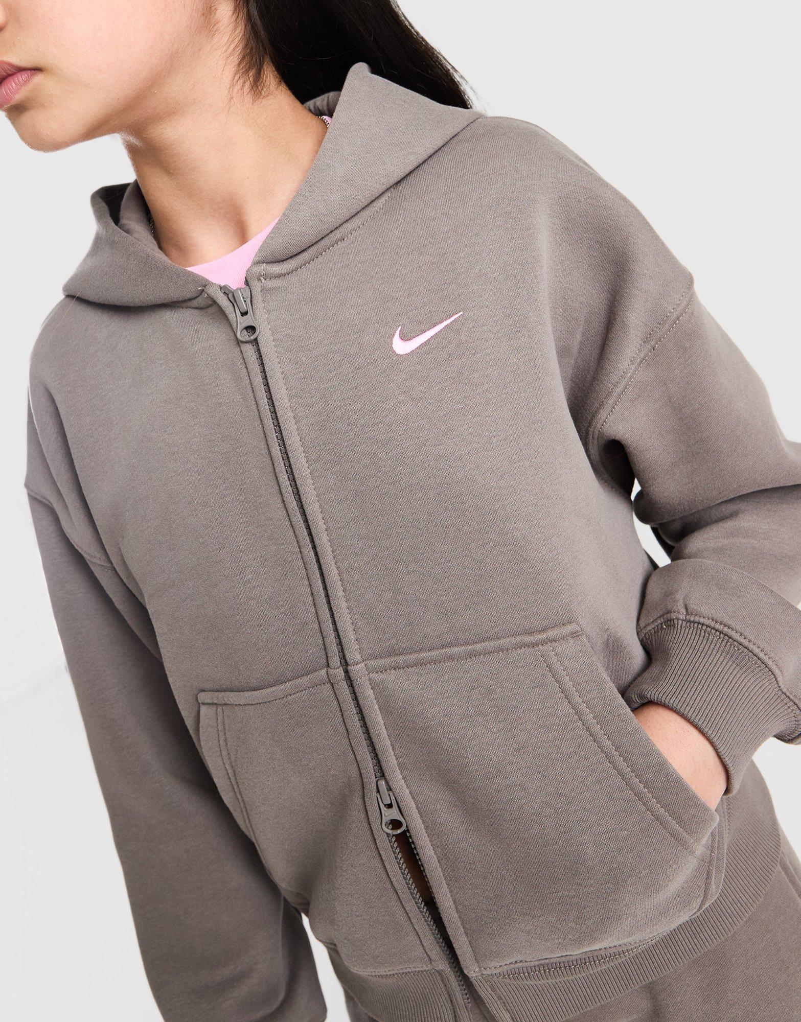Nike Girls' Studio Fleece Full Zip Hoodie Junior