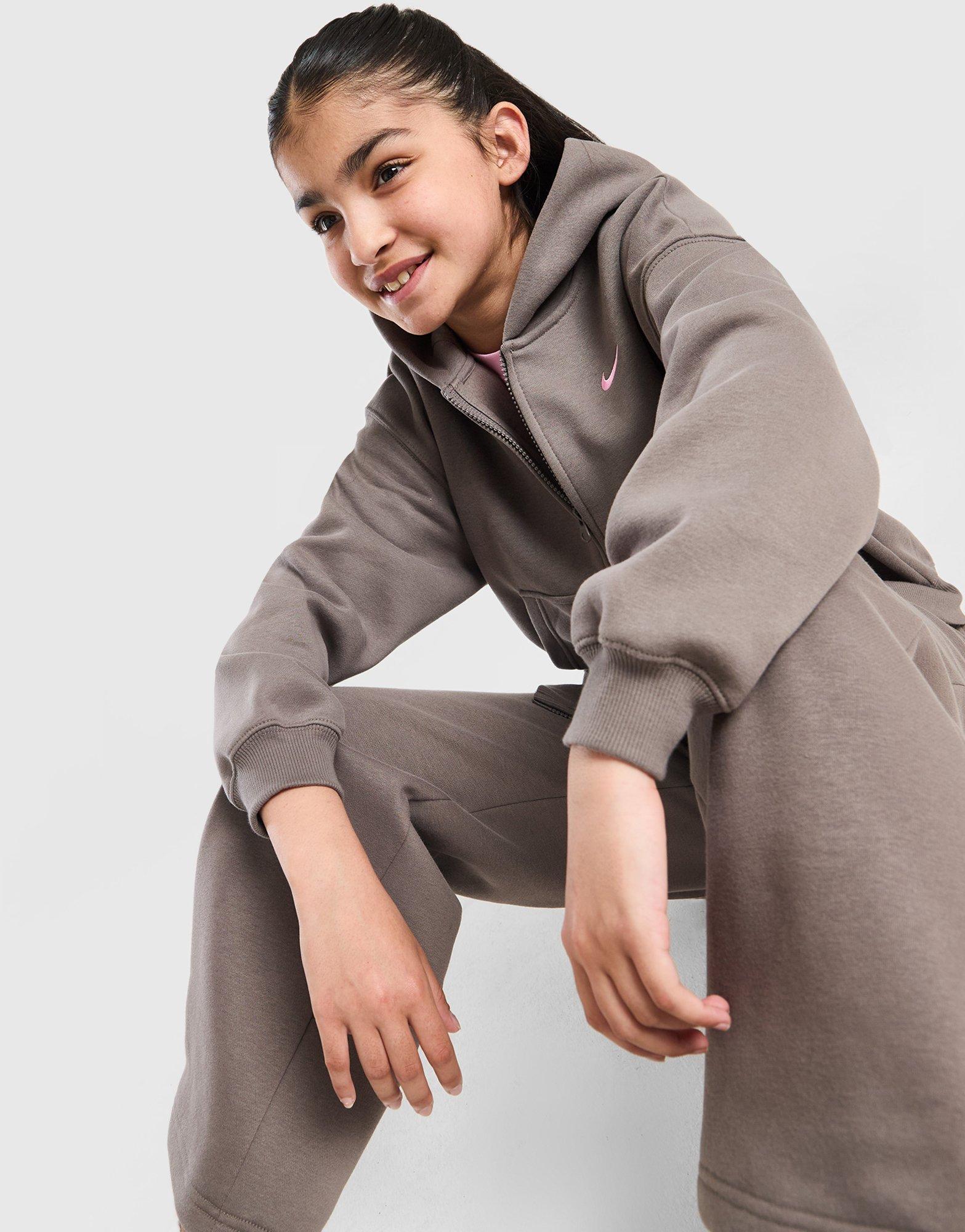Nike Girls' Studio Fleece Full Zip Hoodie Junior