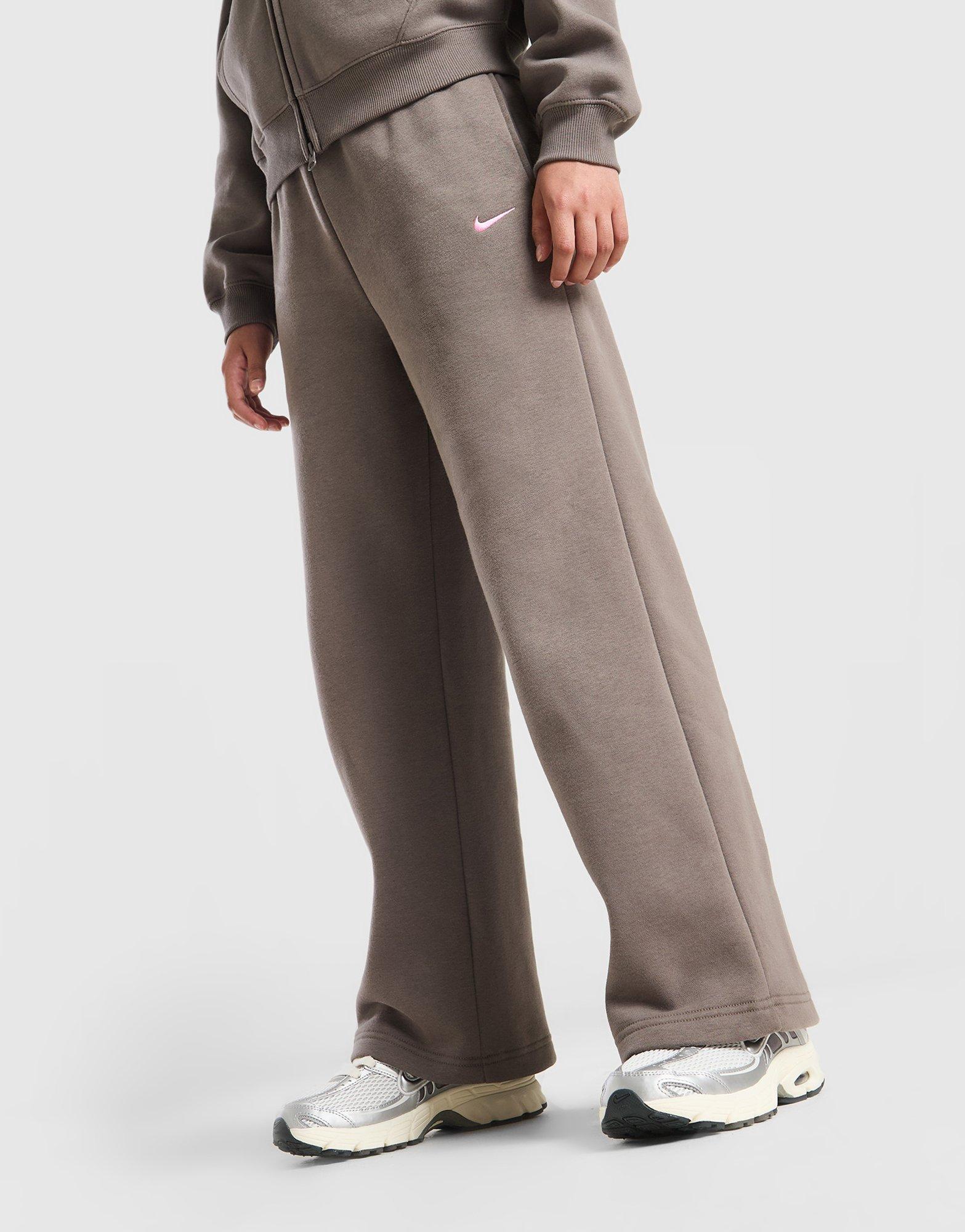 Nike Girls' Studio Fleece Wide Leg Joggers Junior