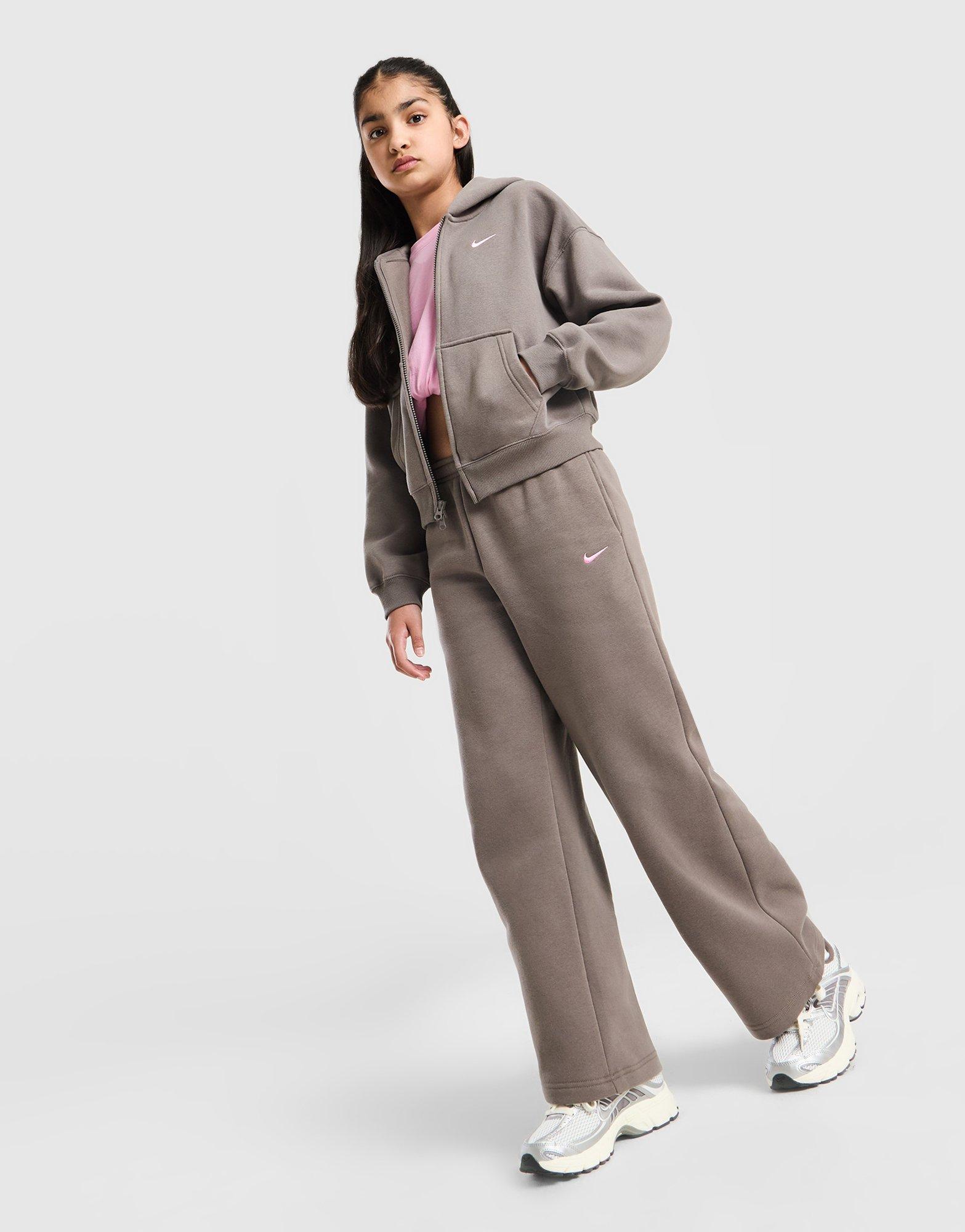Nike Girls' Studio Fleece Wide Leg Joggers Junior