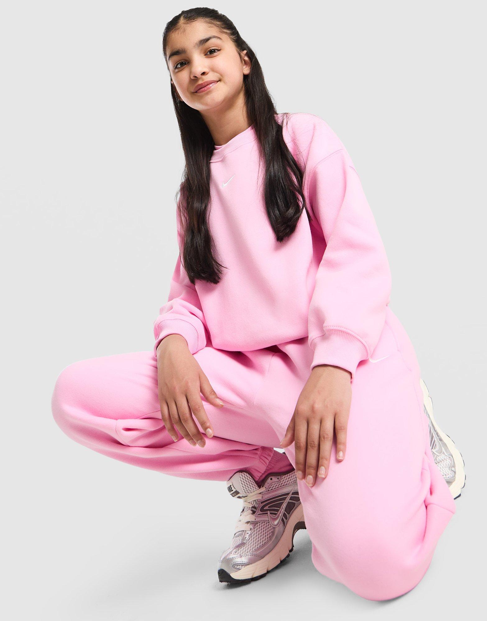 Nike Girls' Studio Fleece Crew Sweatshirt Junior