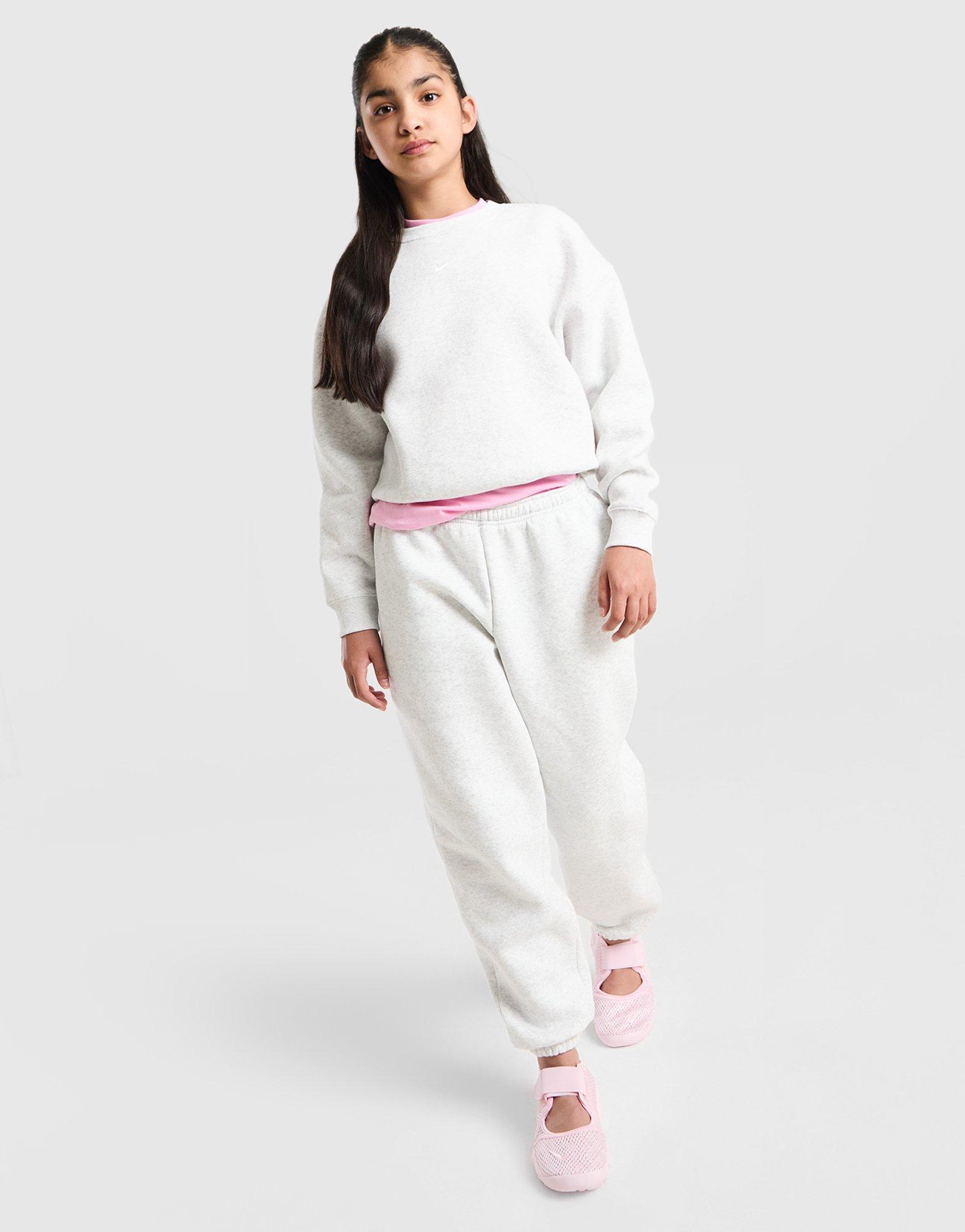 Nike Girls' Studio Fleece Crew Sweatshirt Junior