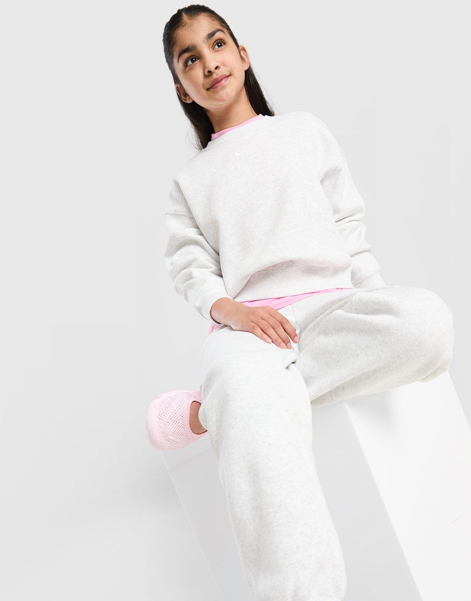Nike Girls' Studio Fleece Crew Sweatshirt Junior
