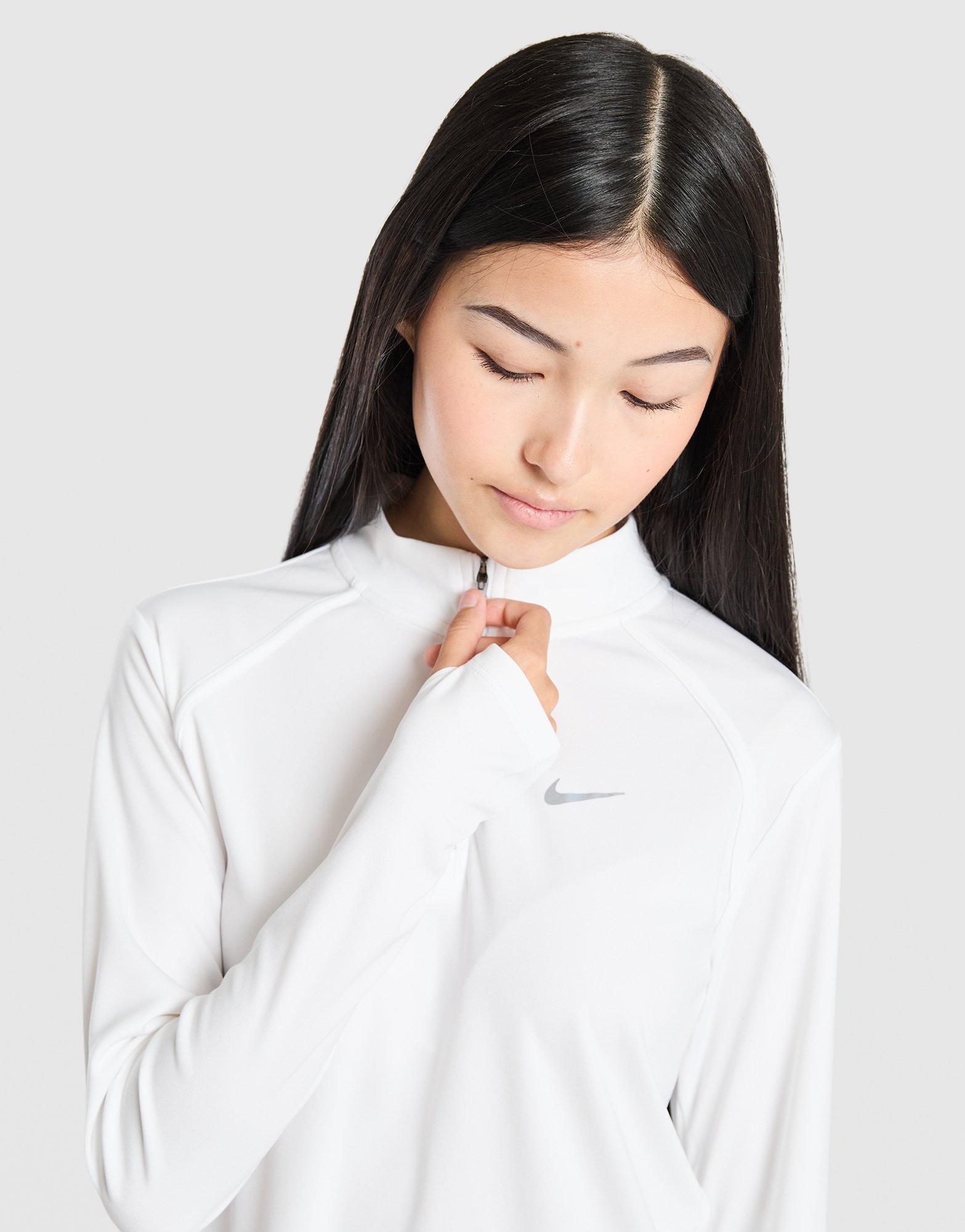 Nike Girls' Long Sleeve 1/2 Zip Top Junior