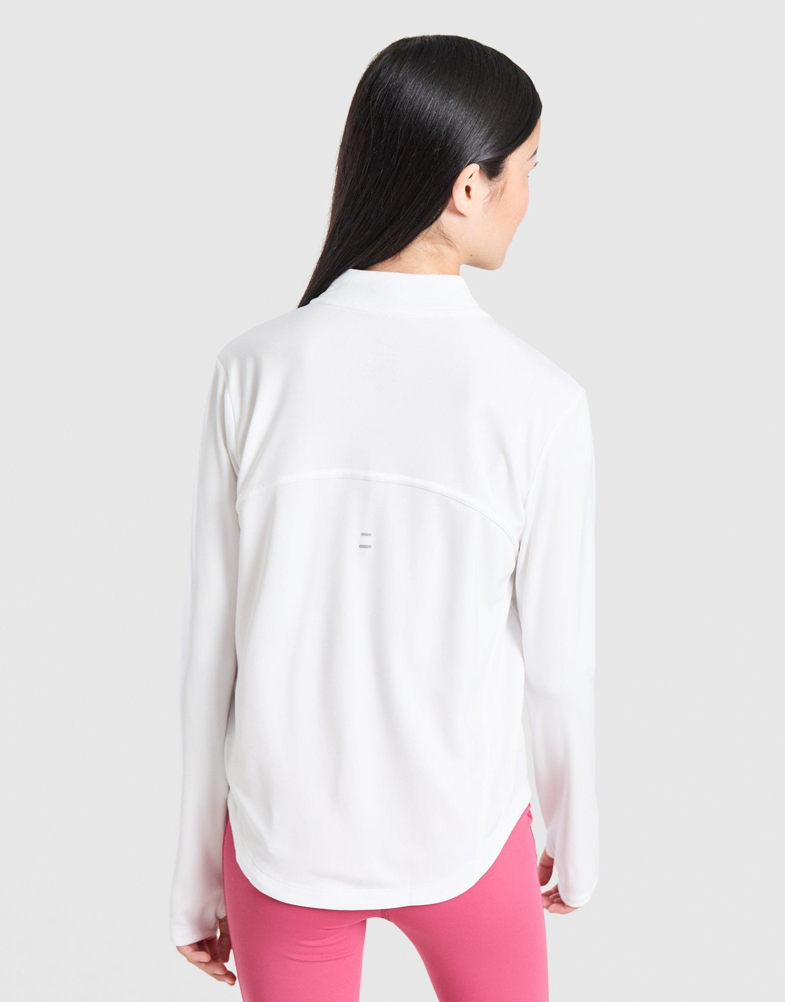 Nike Girls' Long Sleeve 1/2 Zip Top Junior