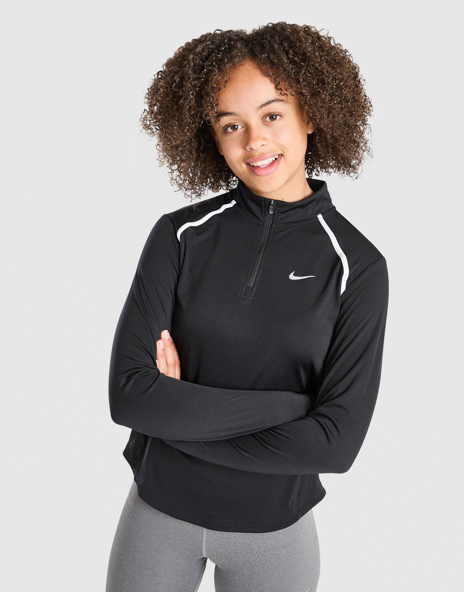 Nike Girls' Long Sleeve 1/2 Zip Top Junior