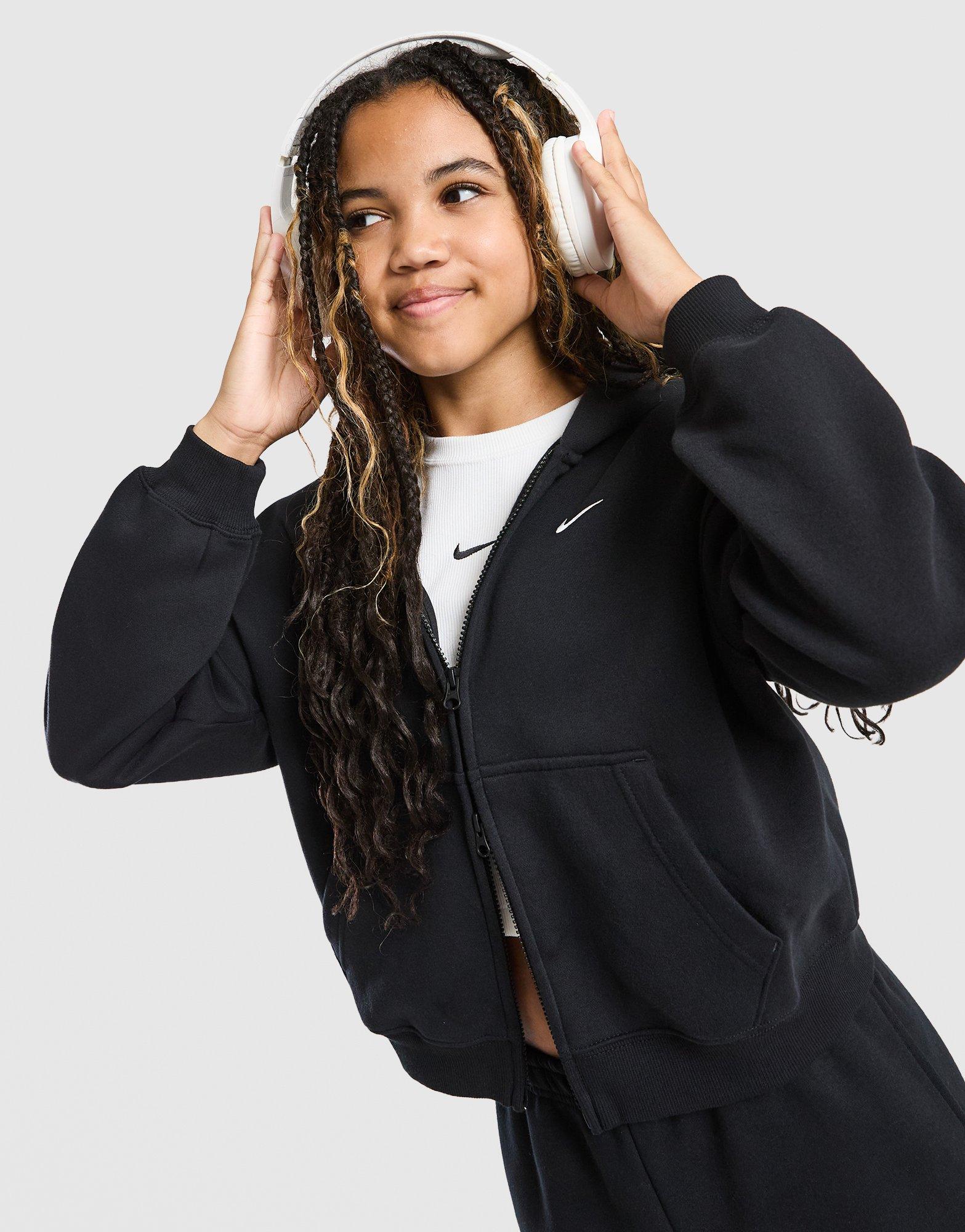 Nike Girls' Studio Fleece Full-Zip Hoodie Kinder