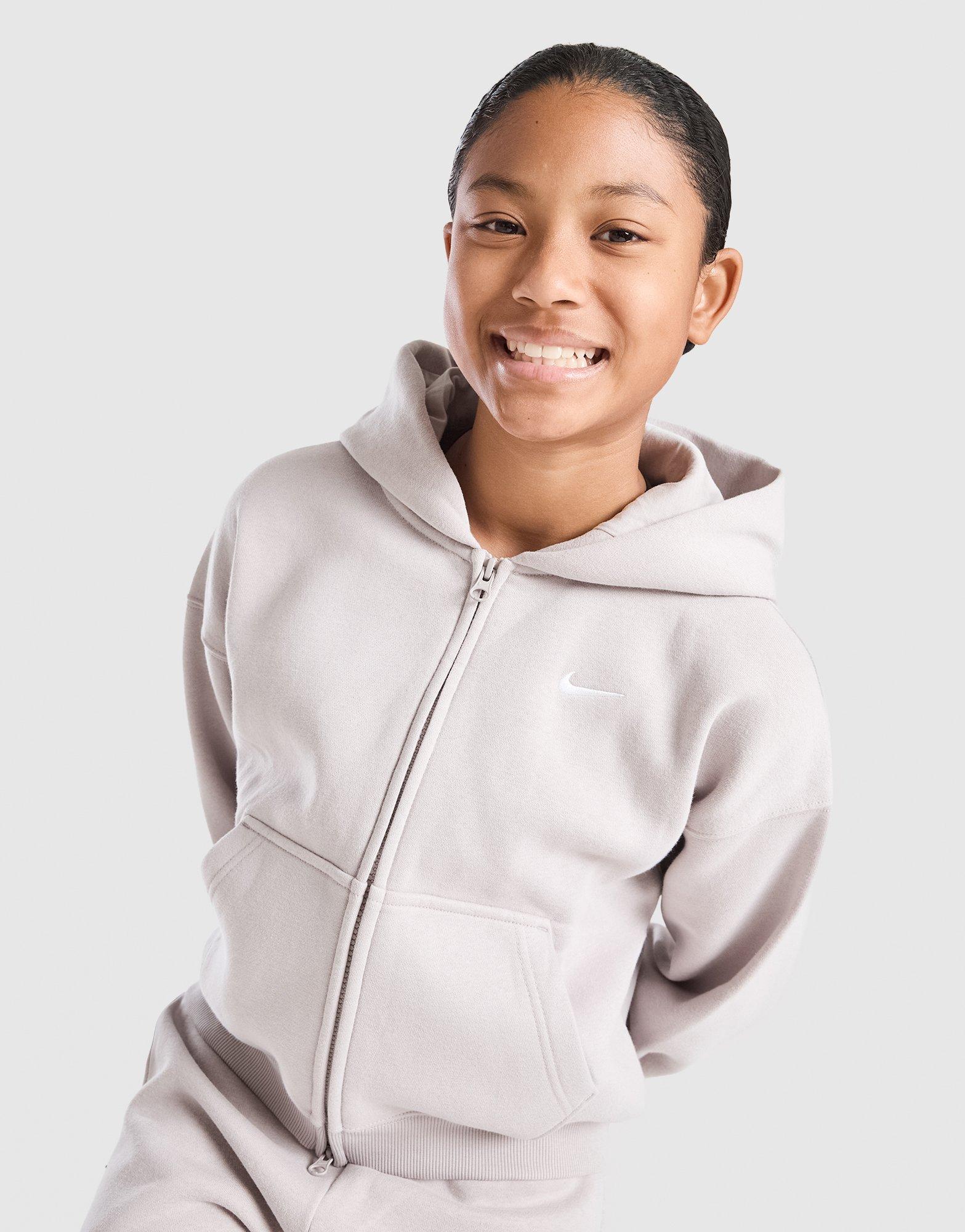 Nike Girls' Studio Fleece Full Zip Hoodie Junior