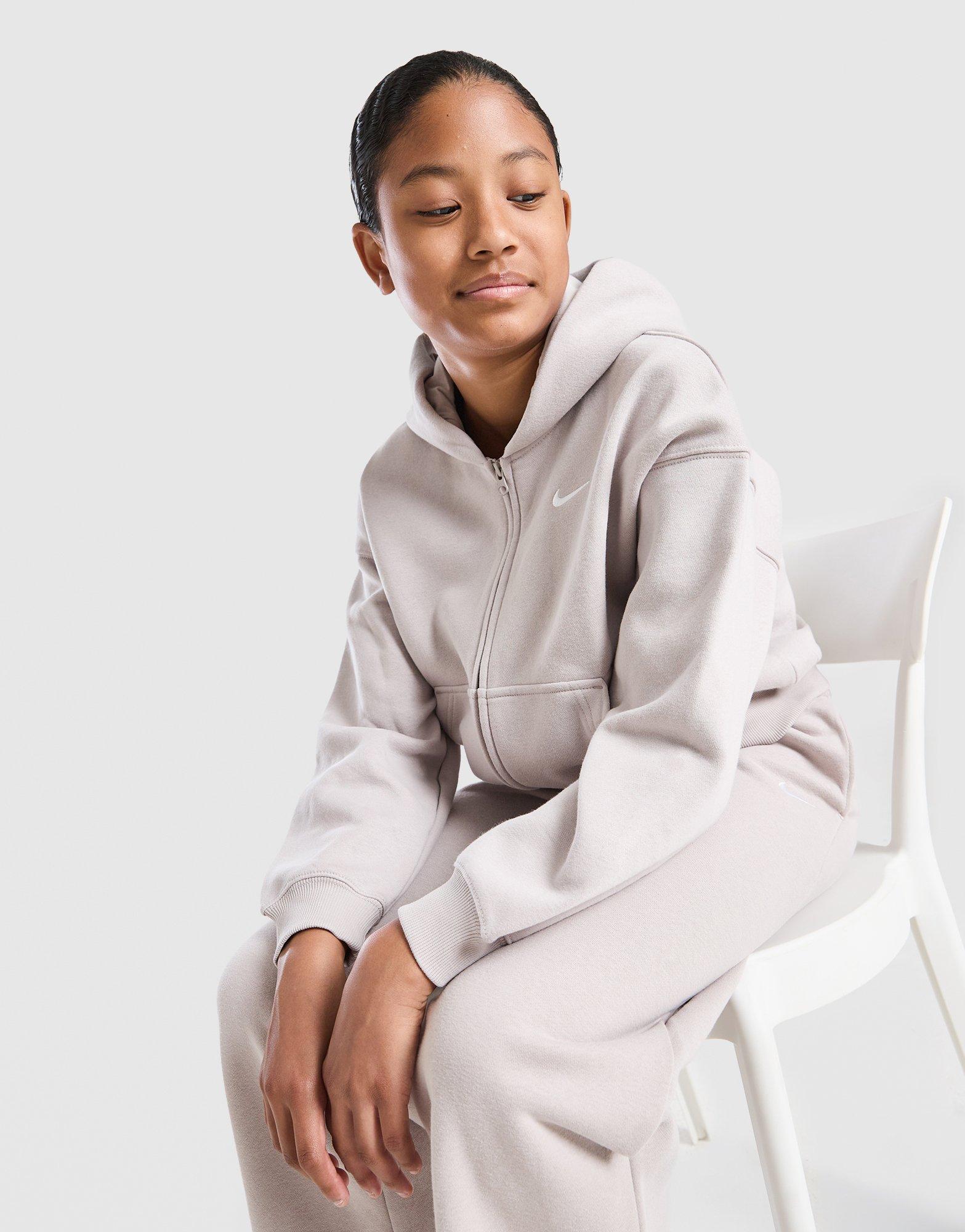 Nike Girls' Studio Fleece Full Zip Hoodie Junior