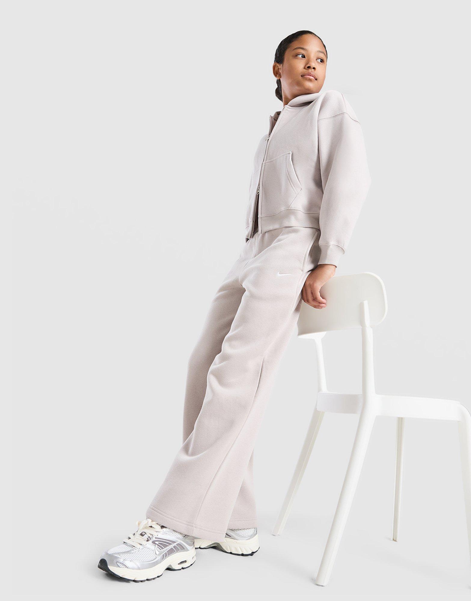 Nike Girls' Studio Fleece Wide Leg Joggers Junior
