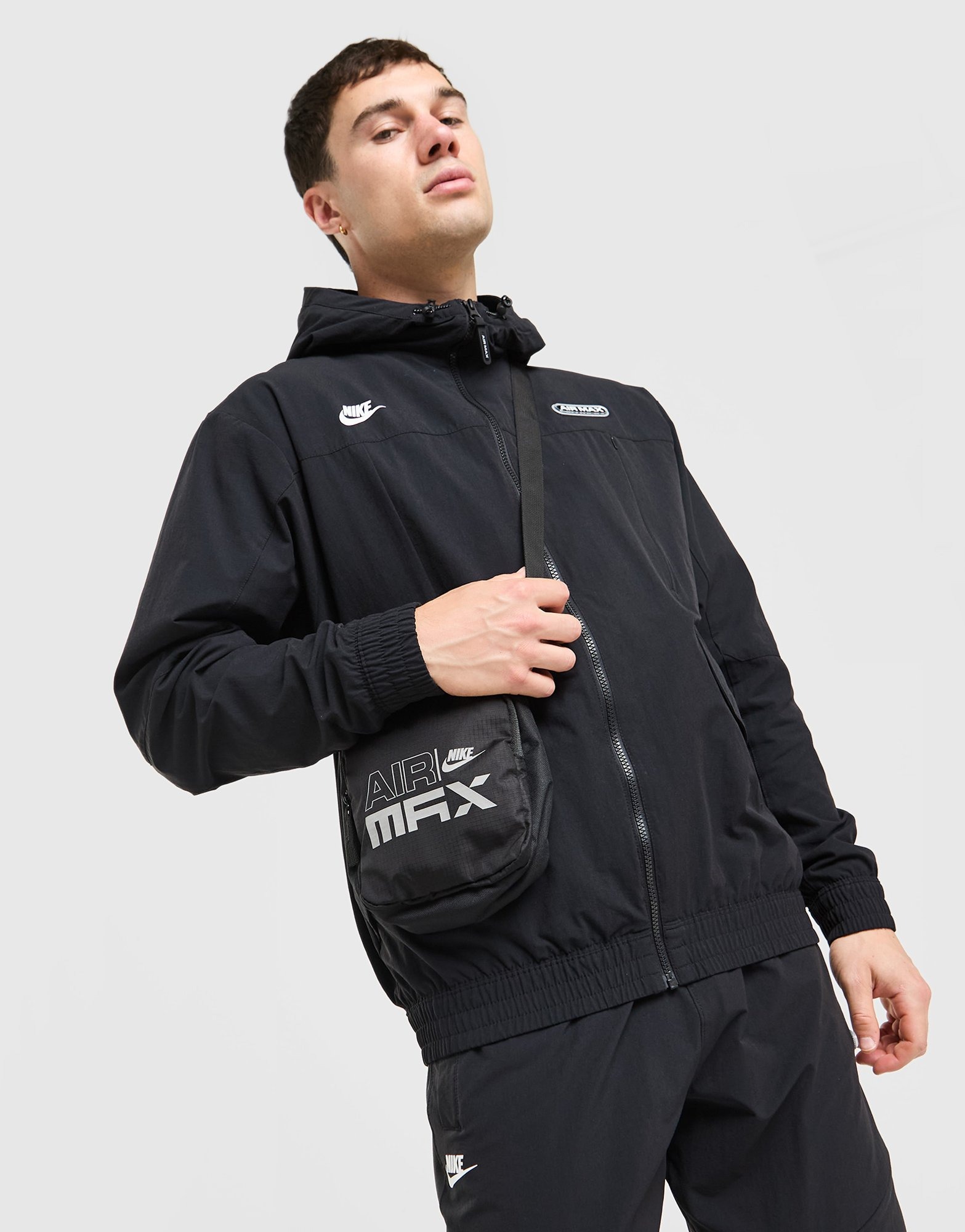 Black Nike Air Max Woven Jacket - JD Sports Global